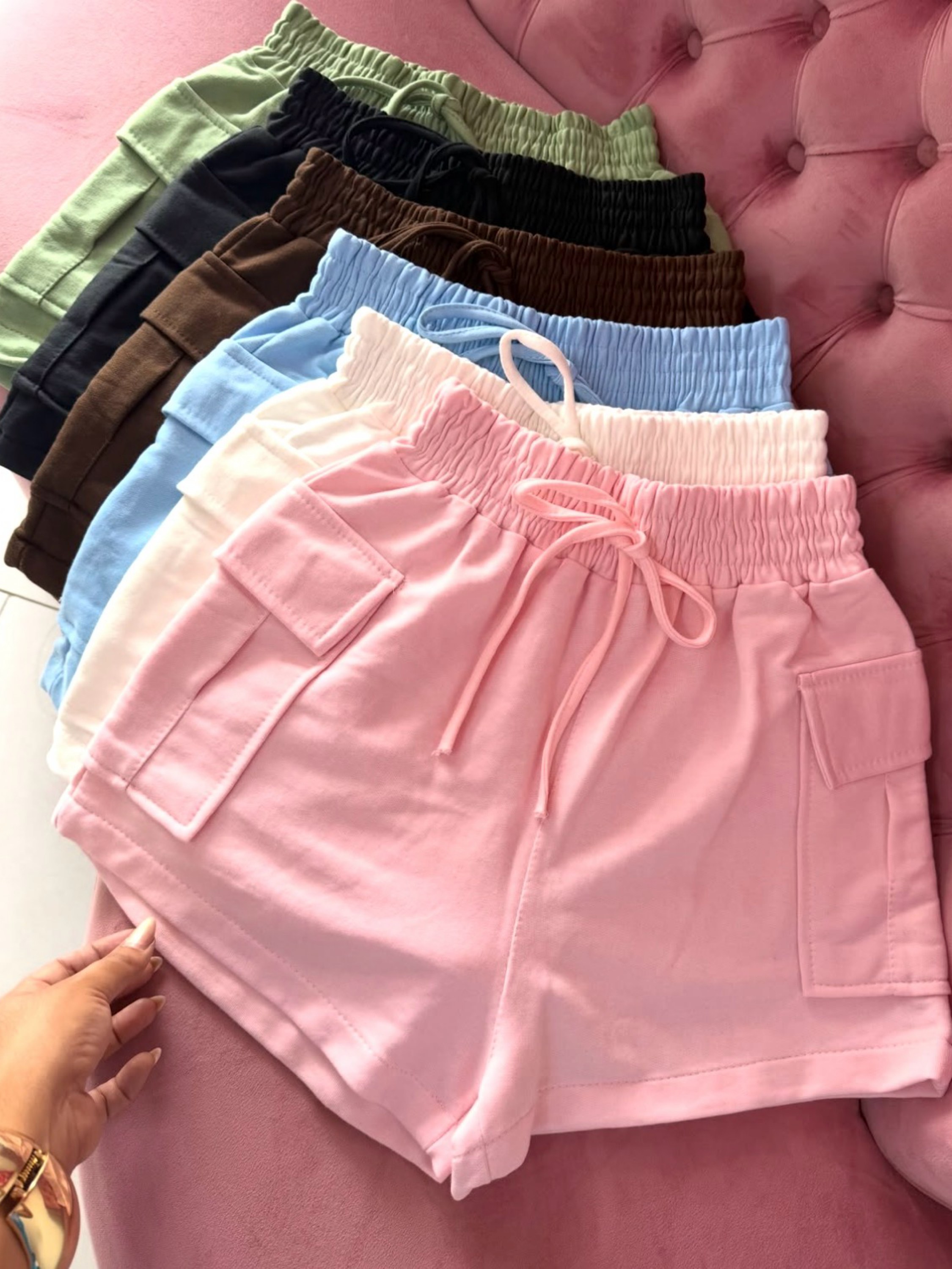 Short cargo moletom NOVA COLEÇÃO PRIMAVERA VERÃO