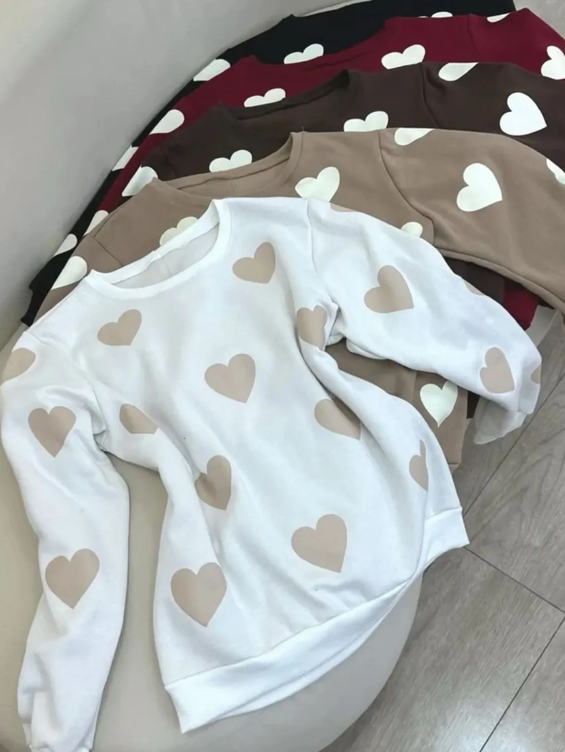 Blusa Moletom Coração