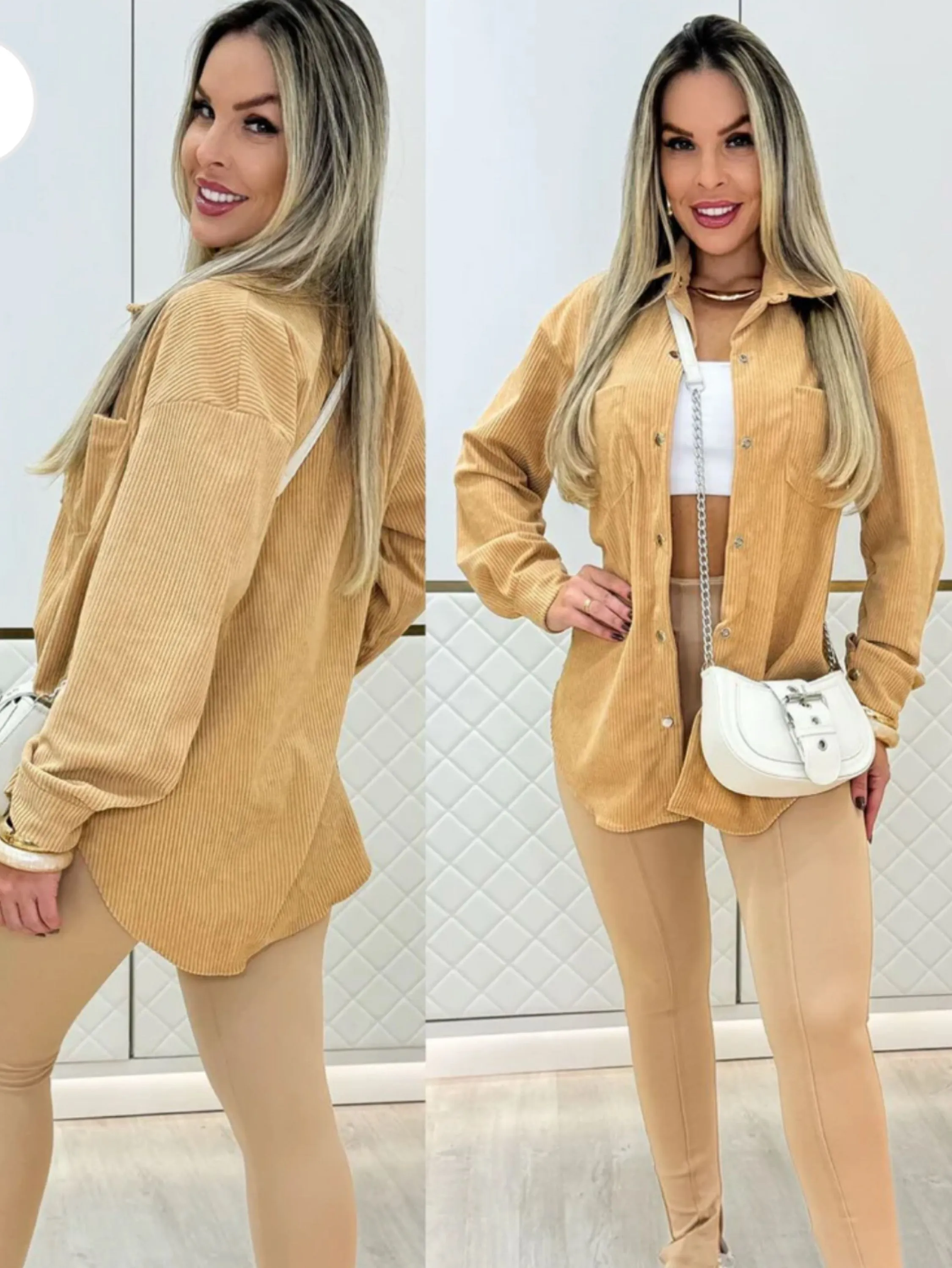 Camisão cotelê