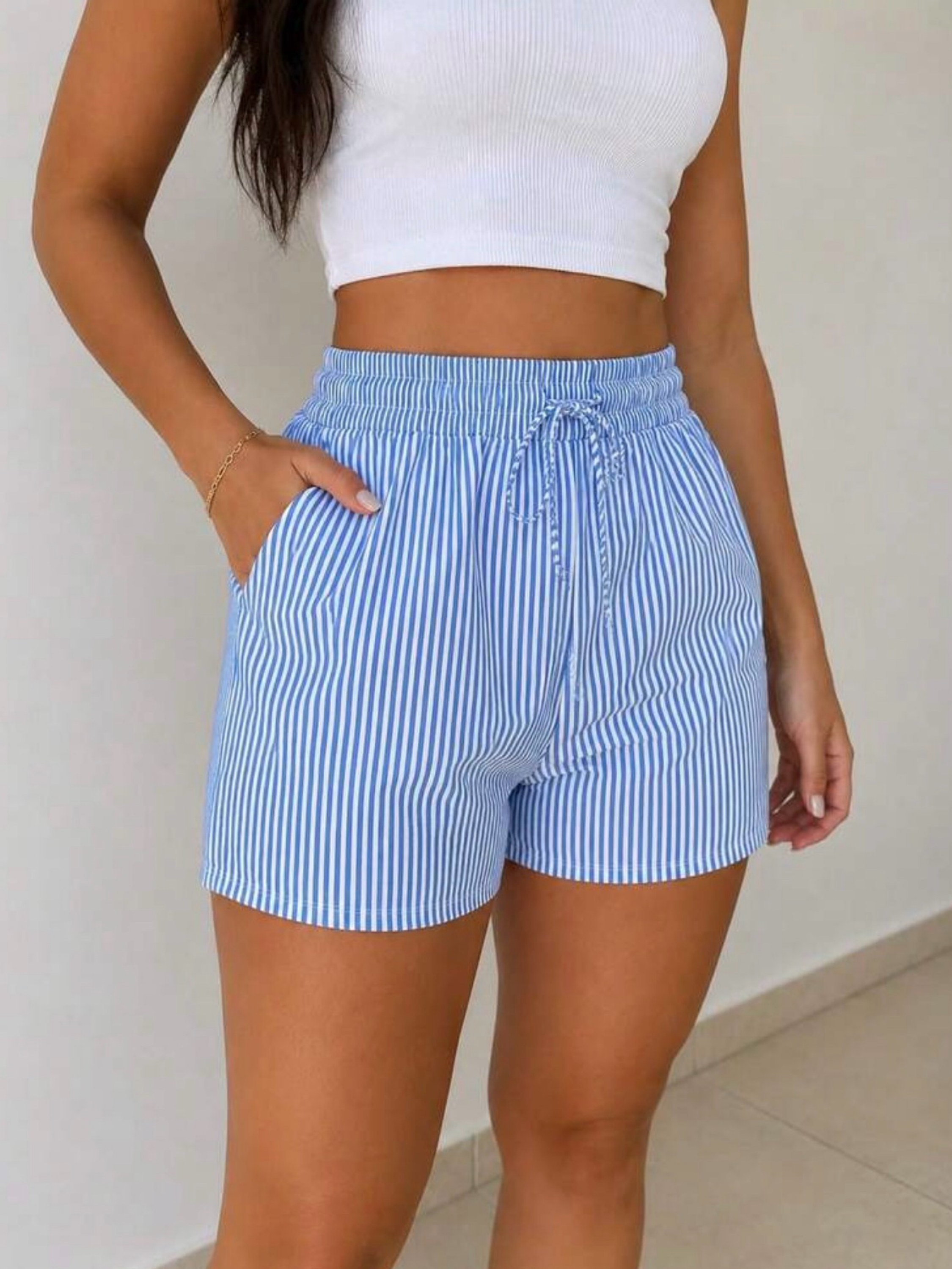 Short listrado duna NOVA COLEÇÃO PRIMAVERA VERÃO