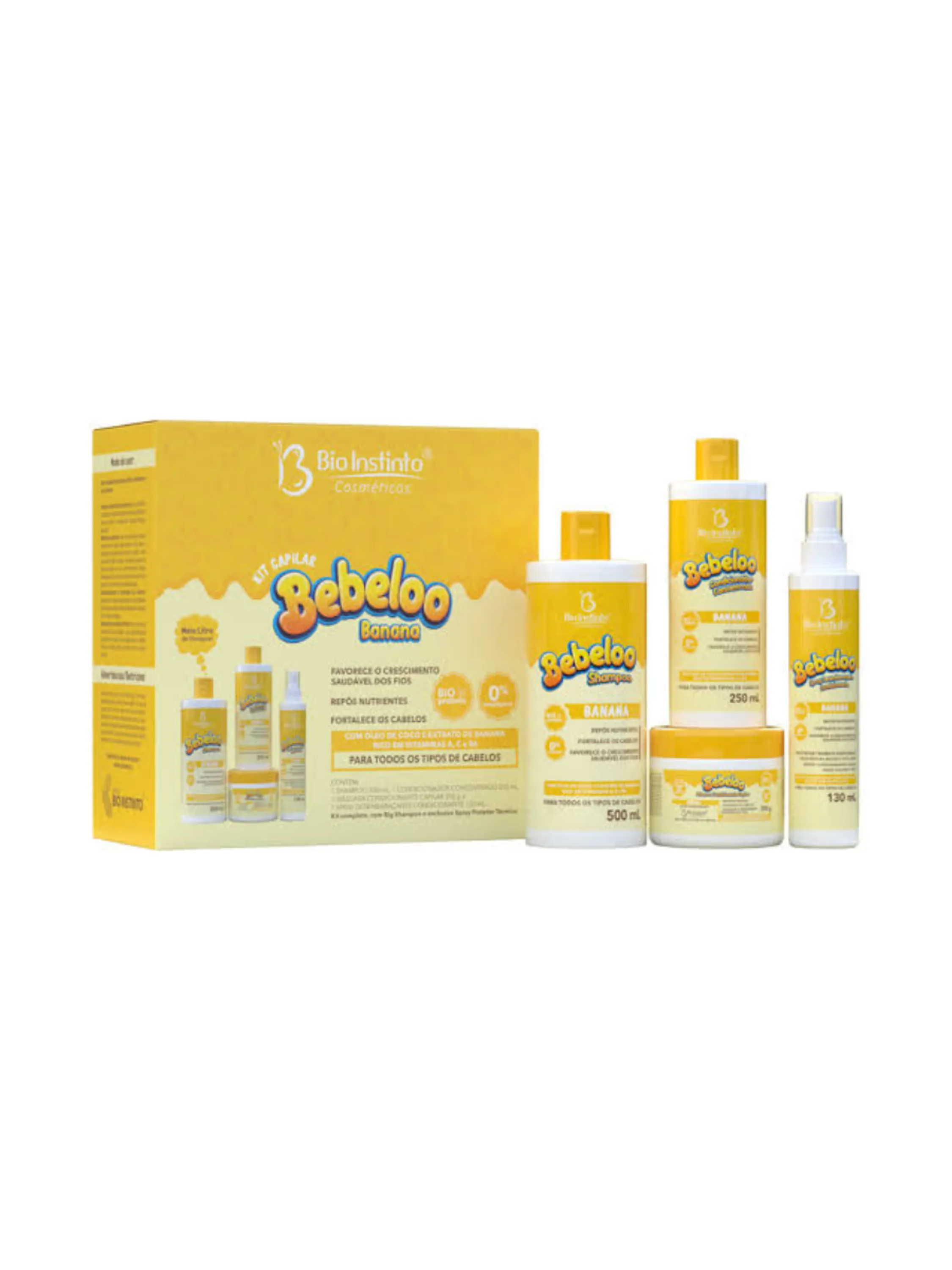 Kit Capilar Bebeloo Banana Bio instinto