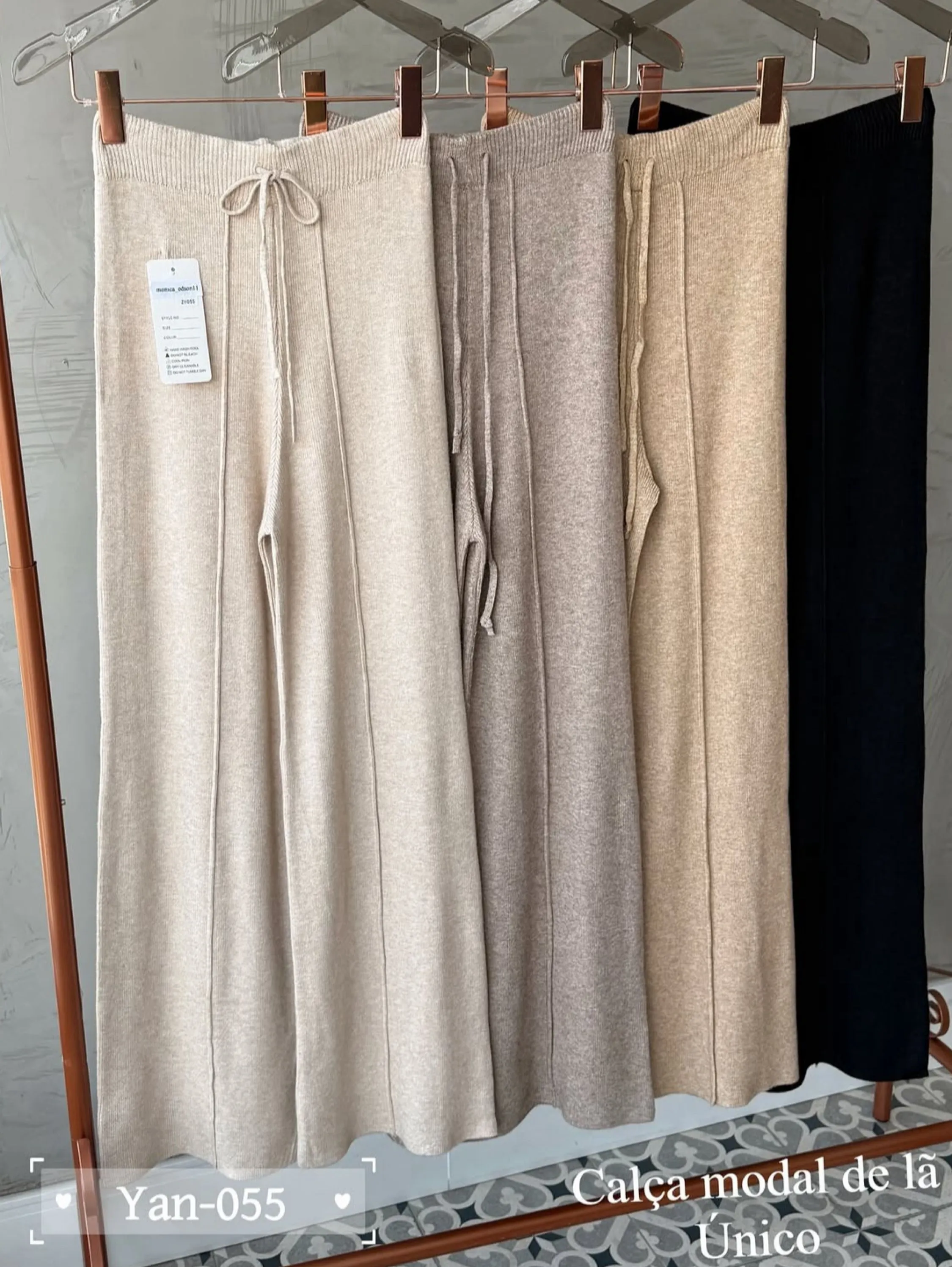 Calça modal importado look inverno