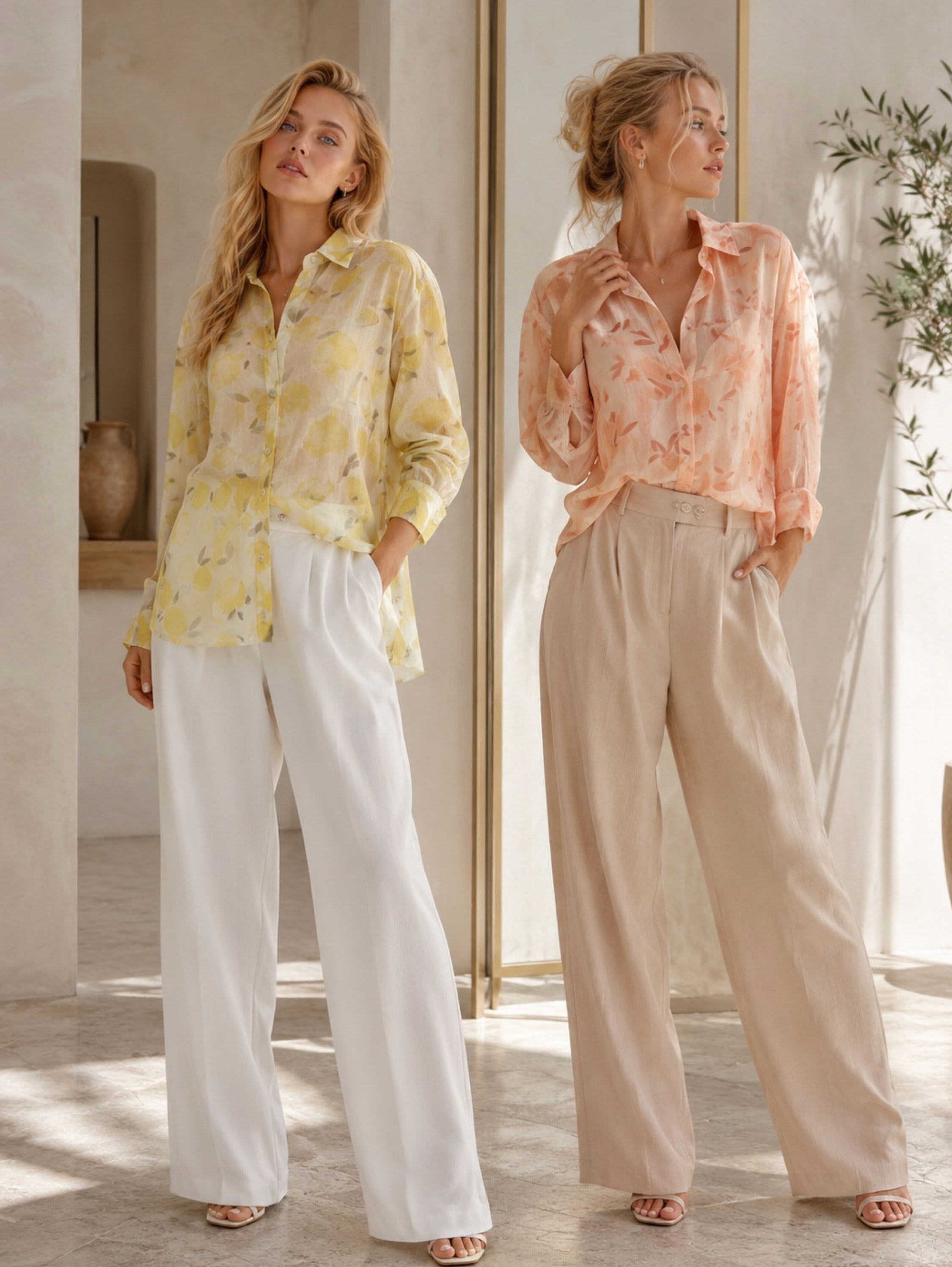 Camisa em Liocel Estampada moda2027