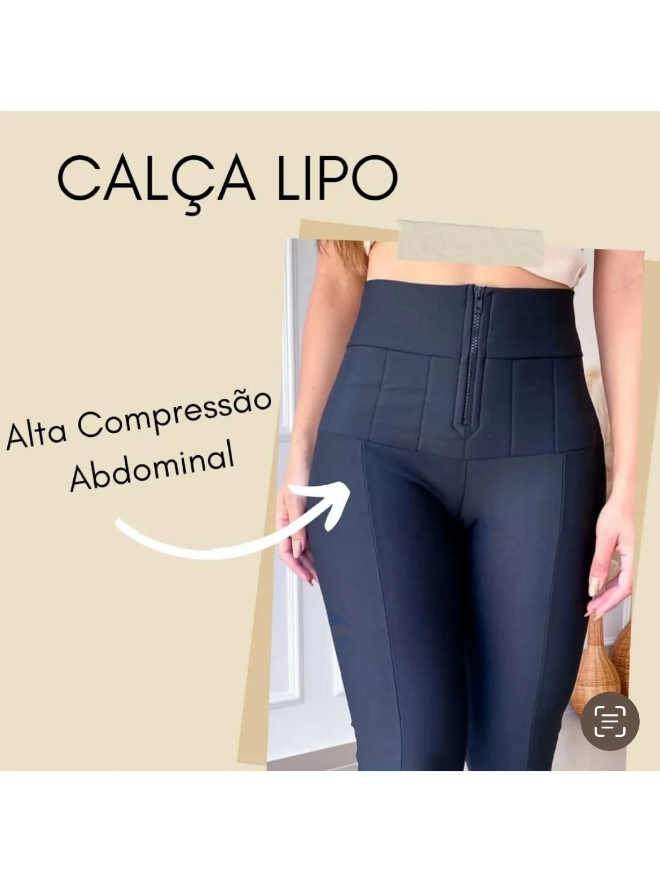 Calça lipo power grosso look fashion mofa feminina