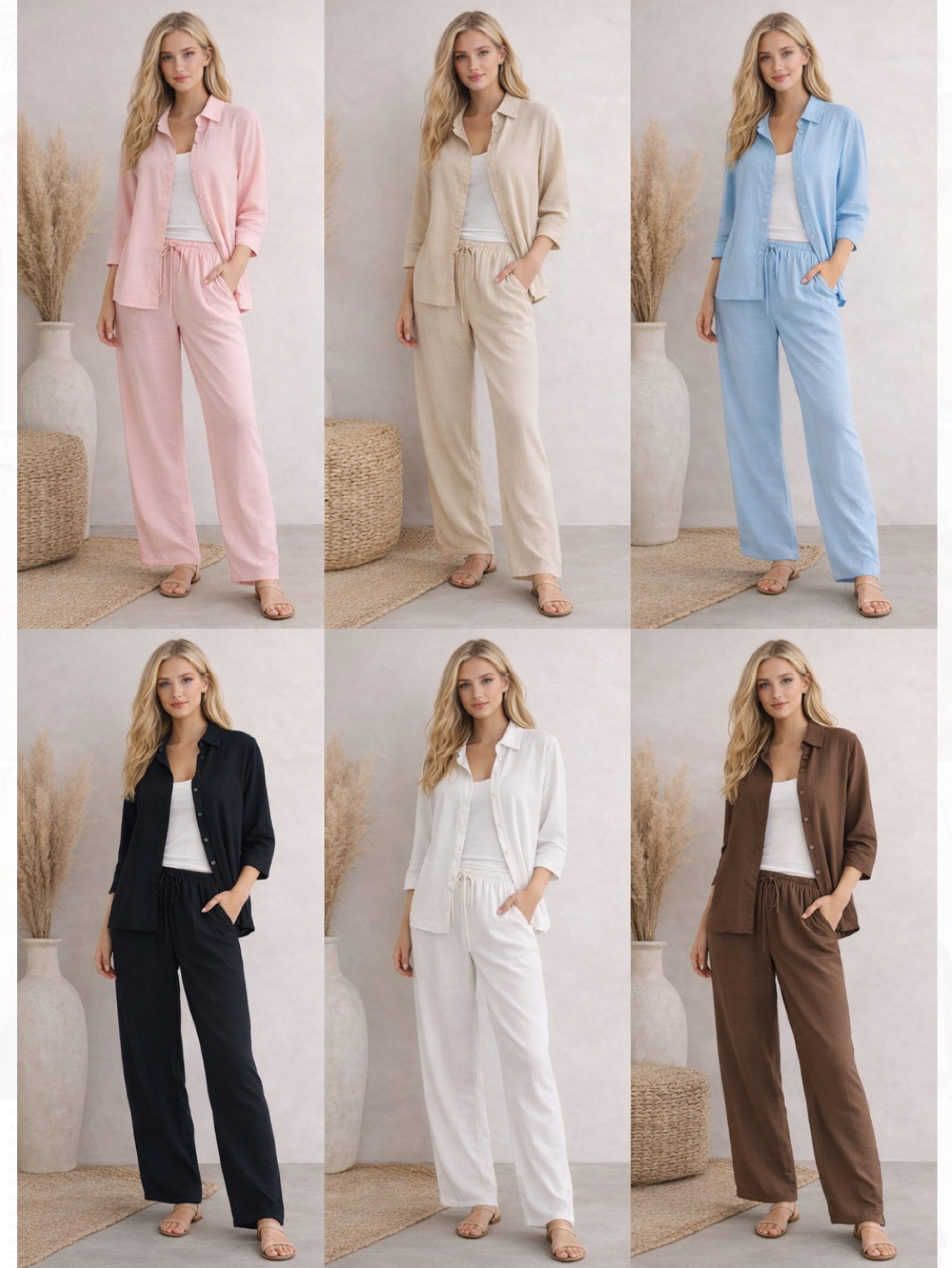 Conjunto Casual Leve | Camisa + Pantalona forrada