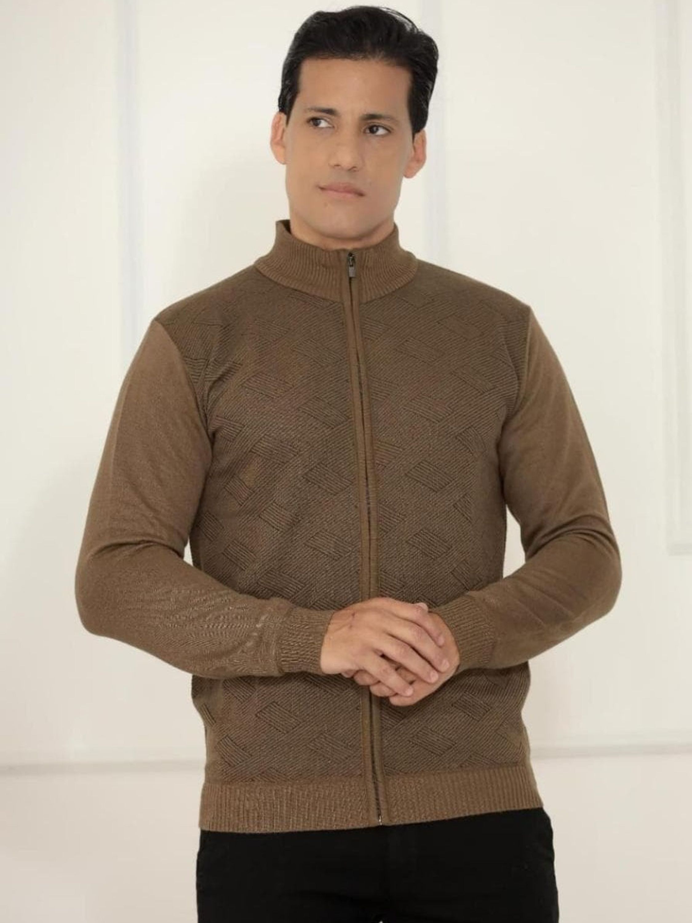 Suéter de zíper inteiro REF:502057