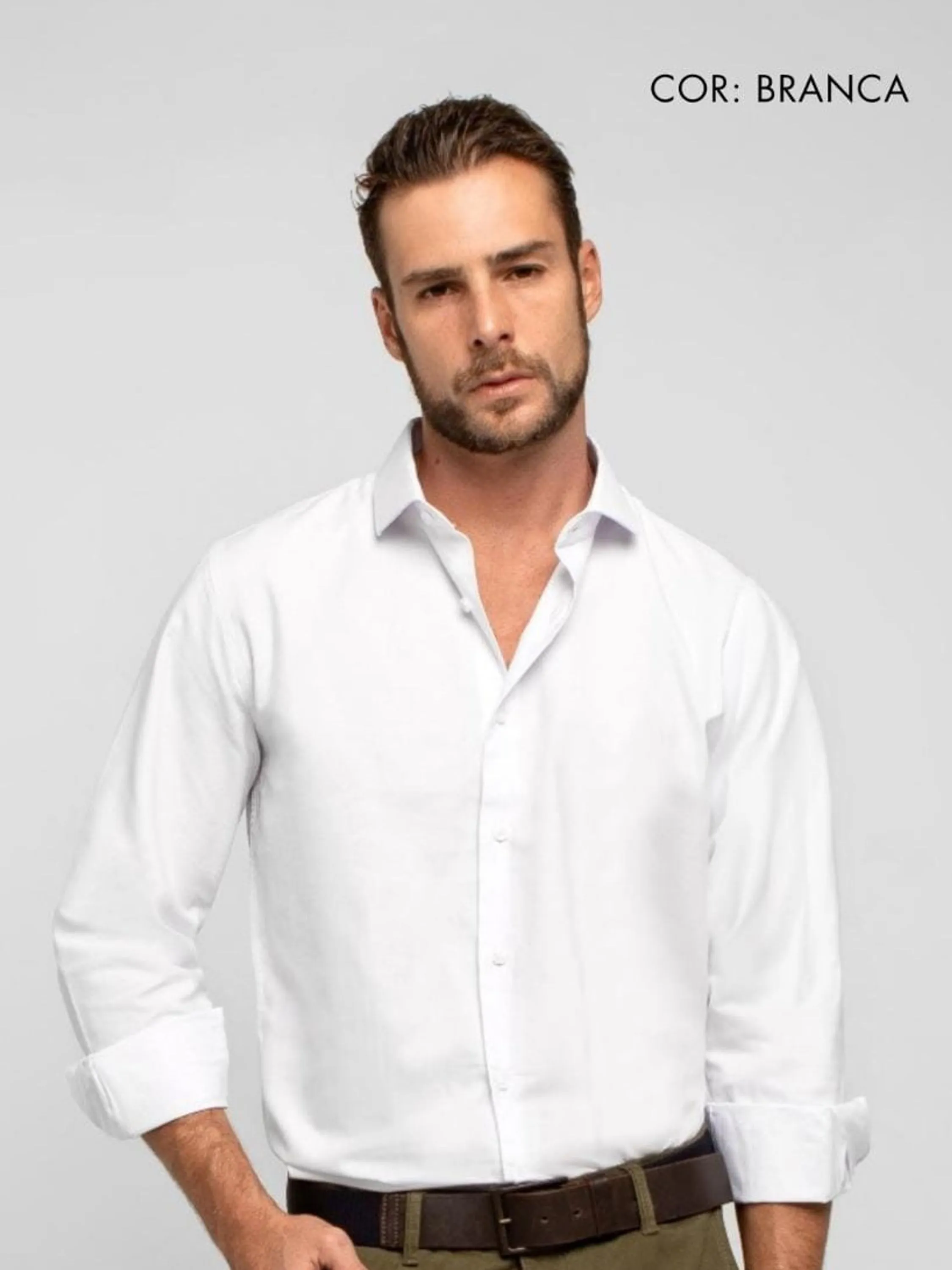 Camisa social oxiforfine