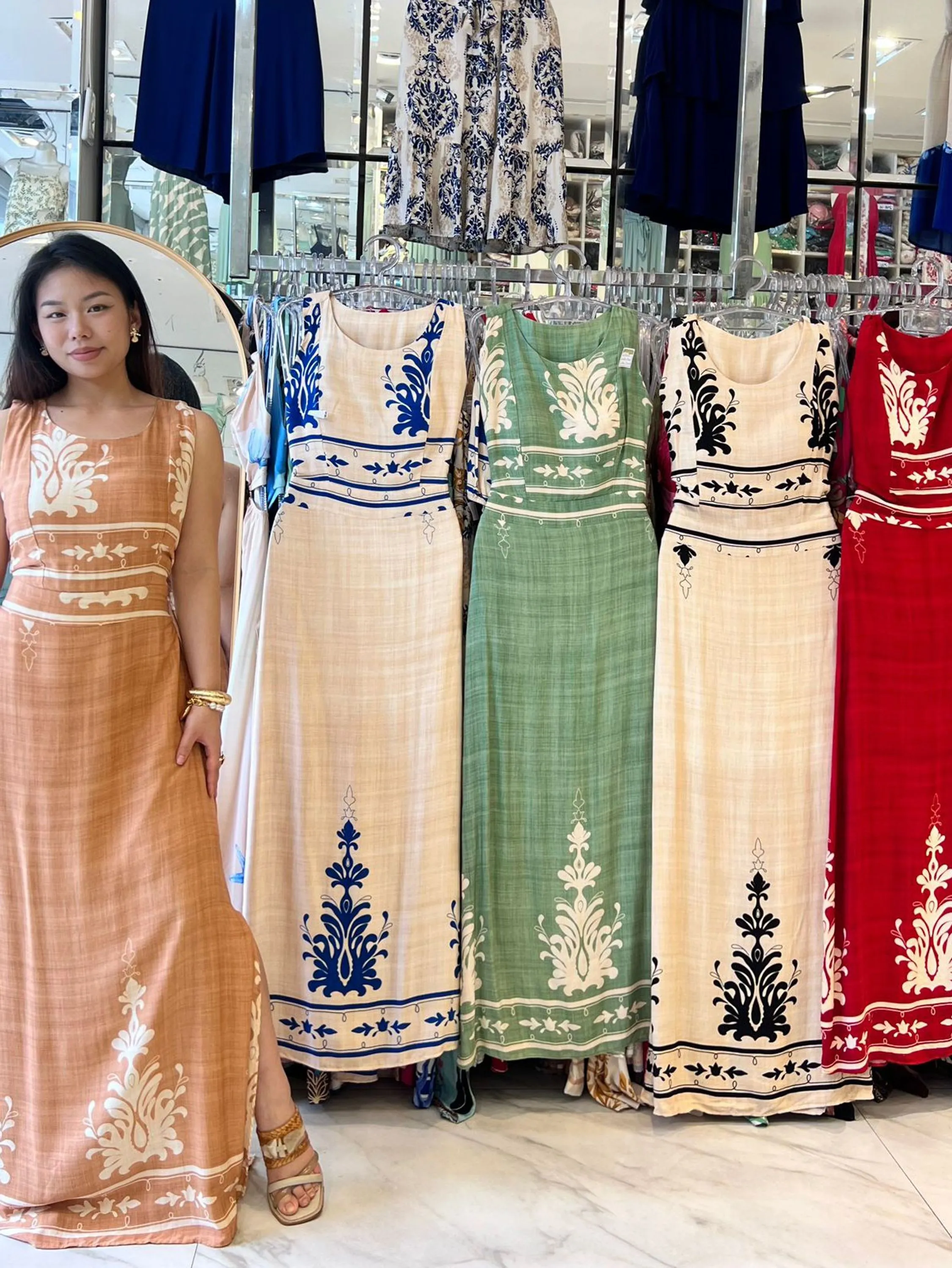 Vestido Longo Vazado com Amarração nas costas Farm Cod: x057