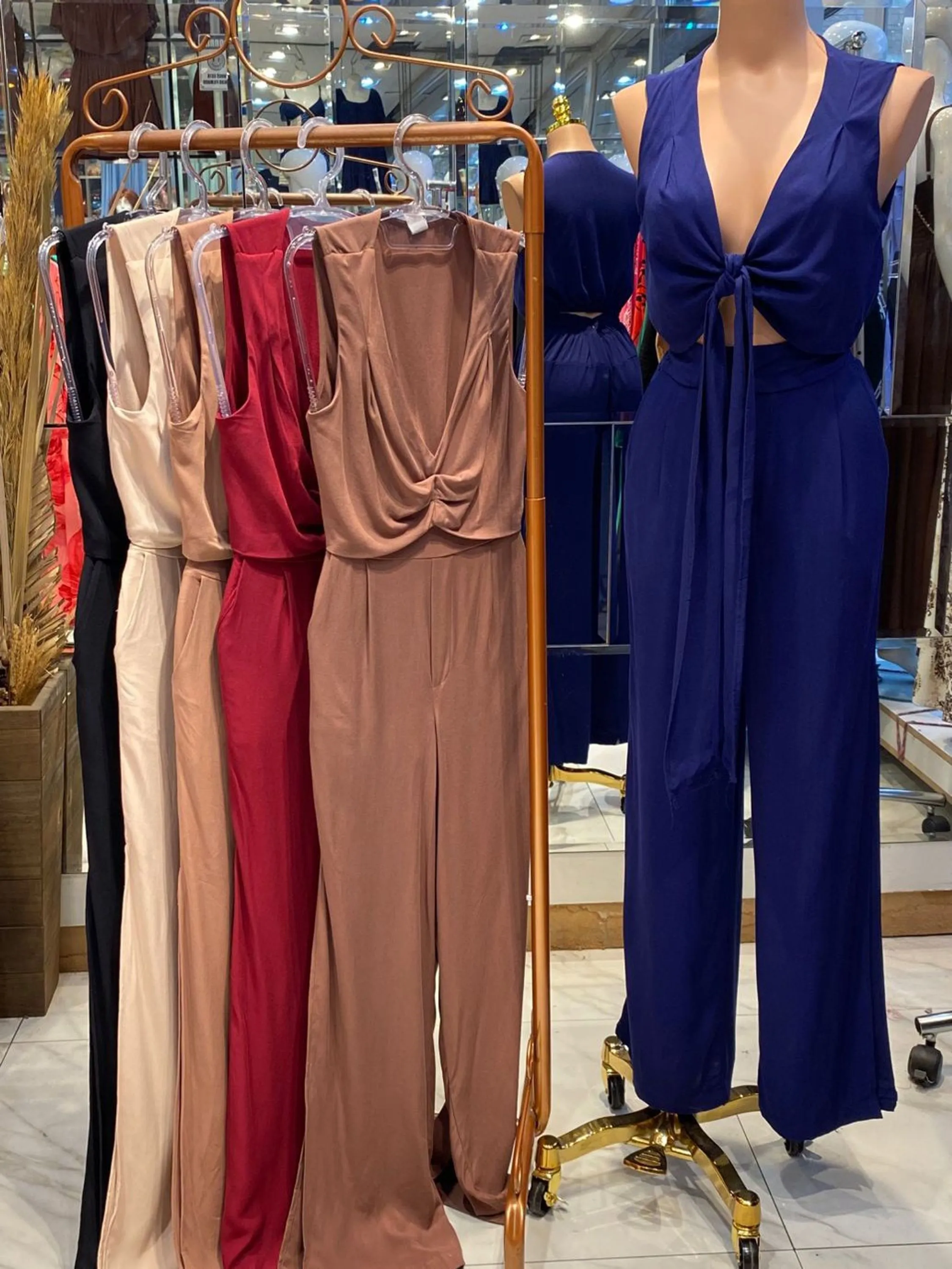 Conjunto Calça Fendas Cropped de Amarrar