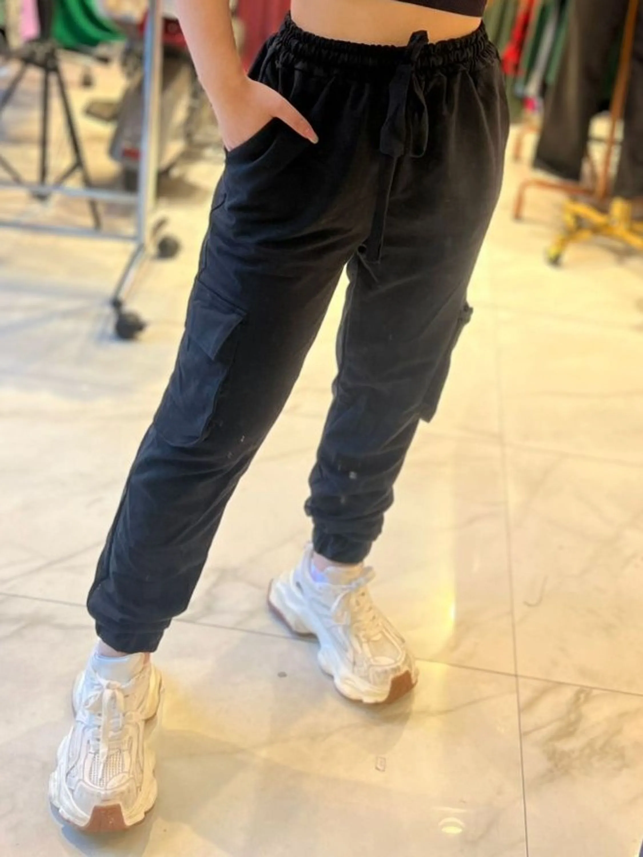 Calça Moletom Joker com Bolso Lateral