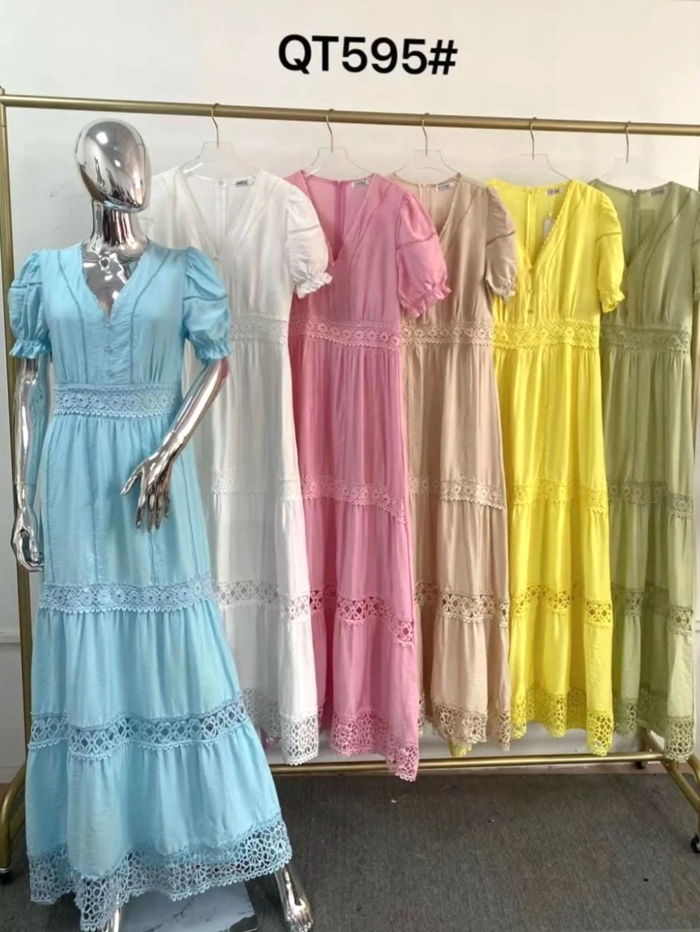 Vestido longo QT595
