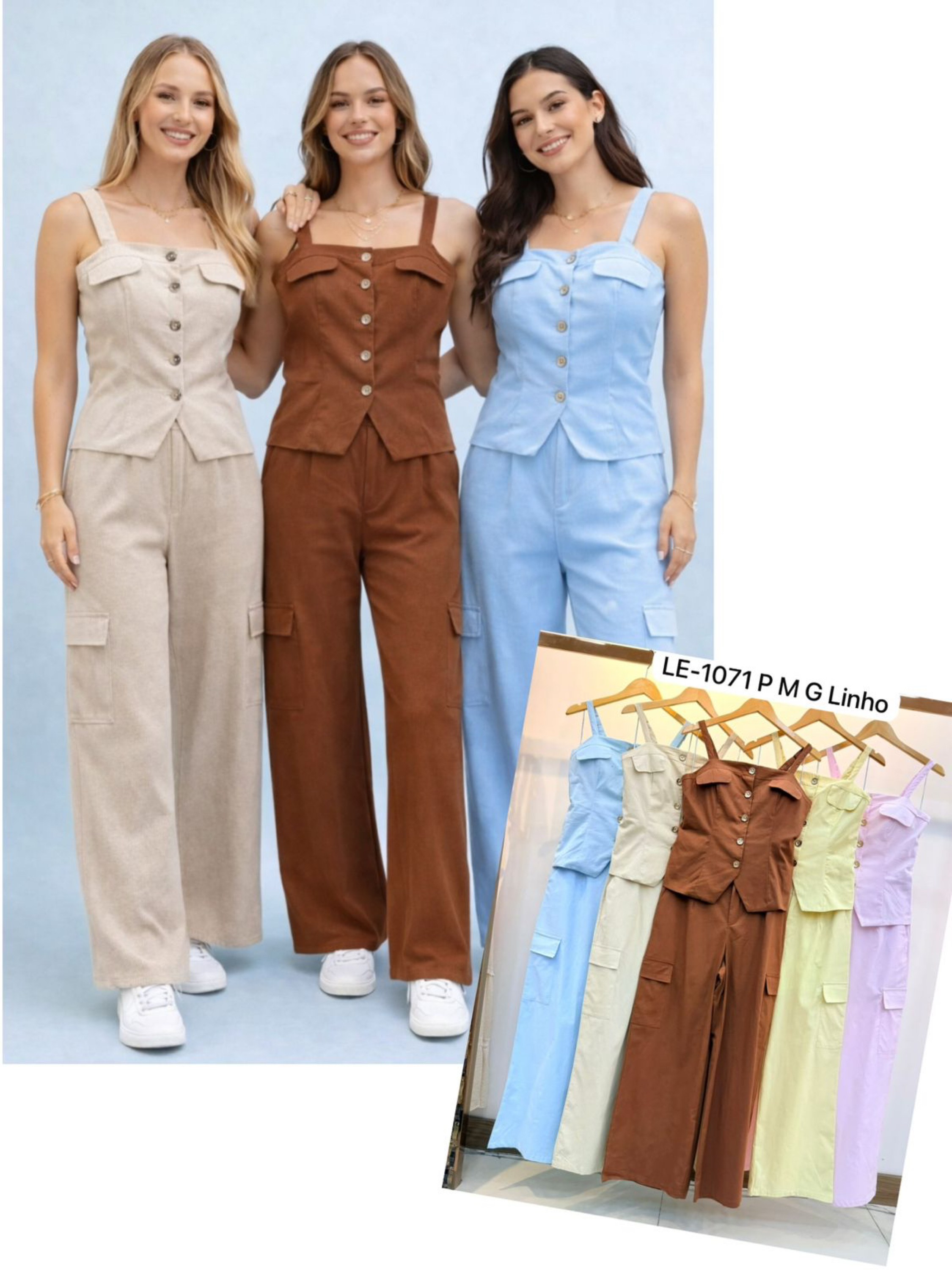 Conjunto com bojo   LE-1071