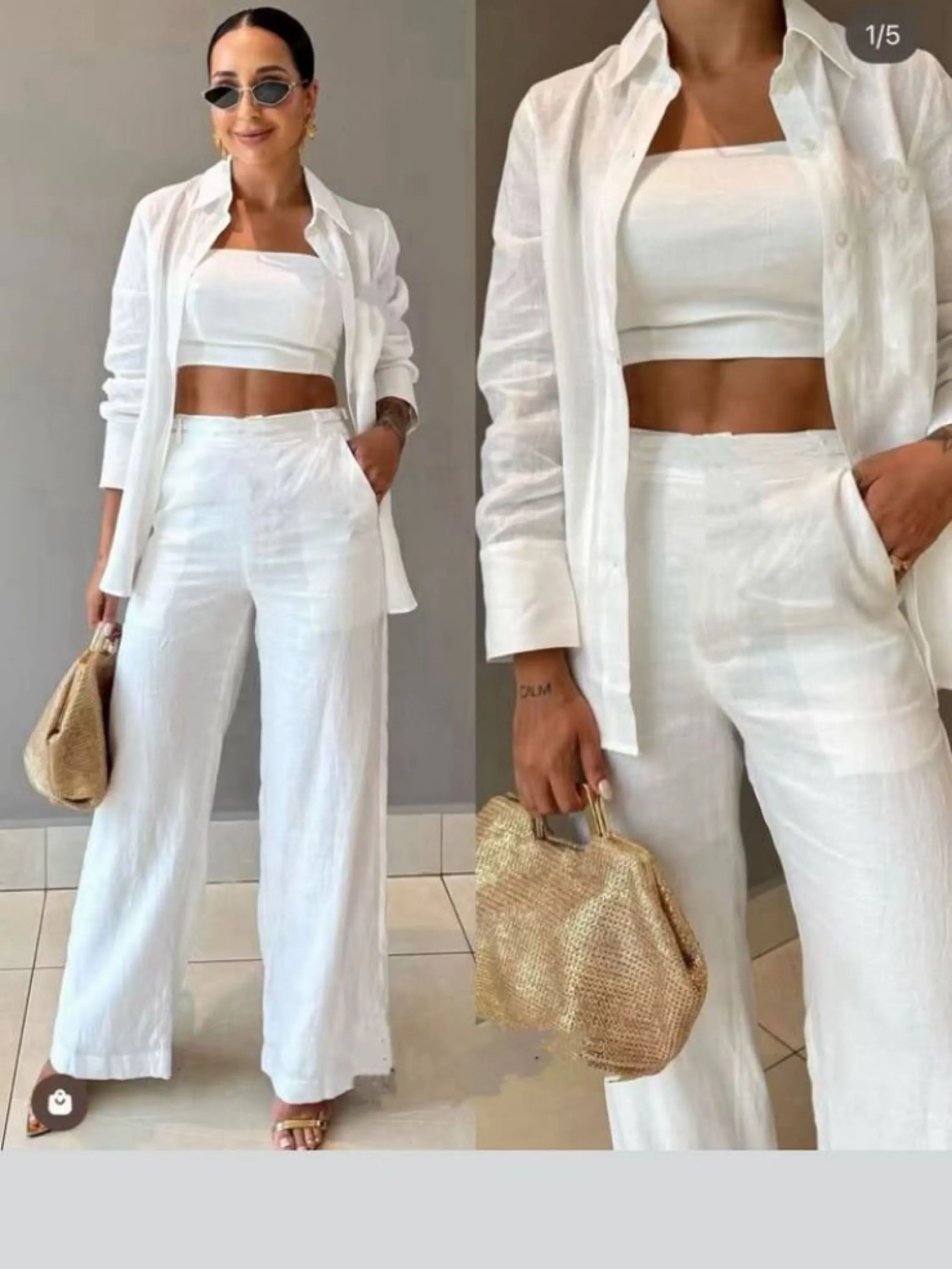 Conjunto de linho LE1005