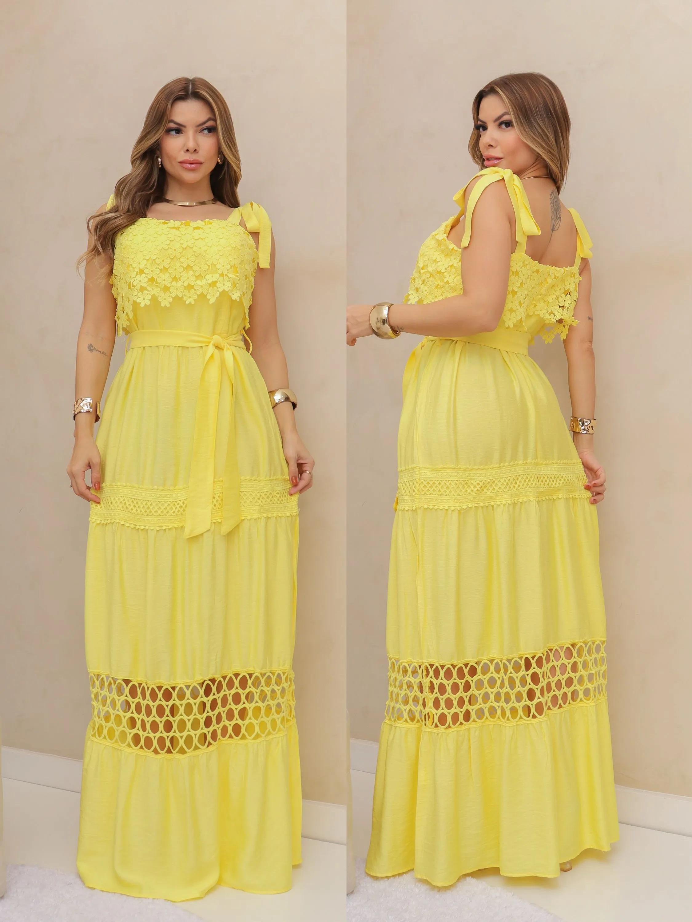 Vestido longo QT591