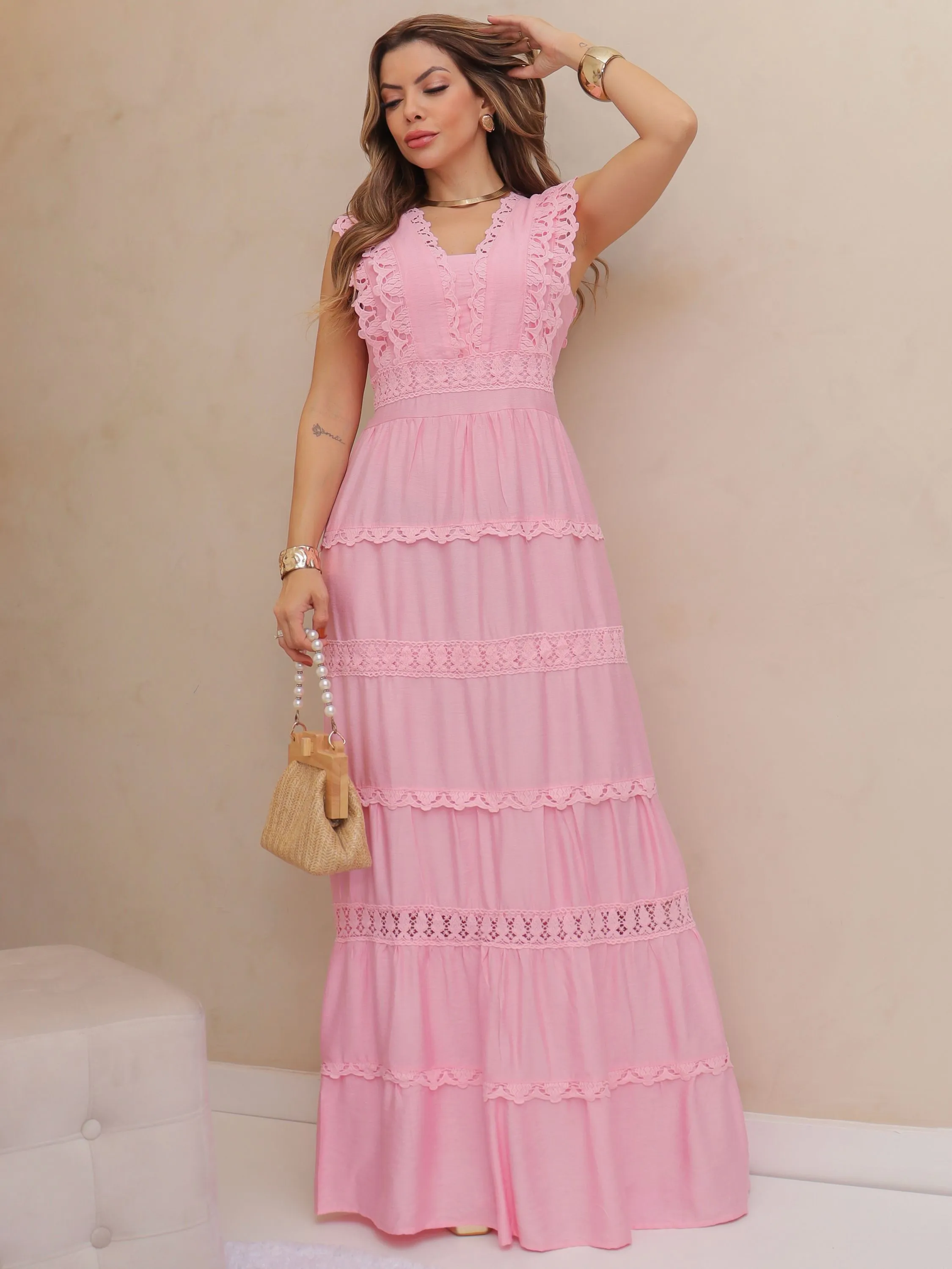 Vestido longo  QT590
