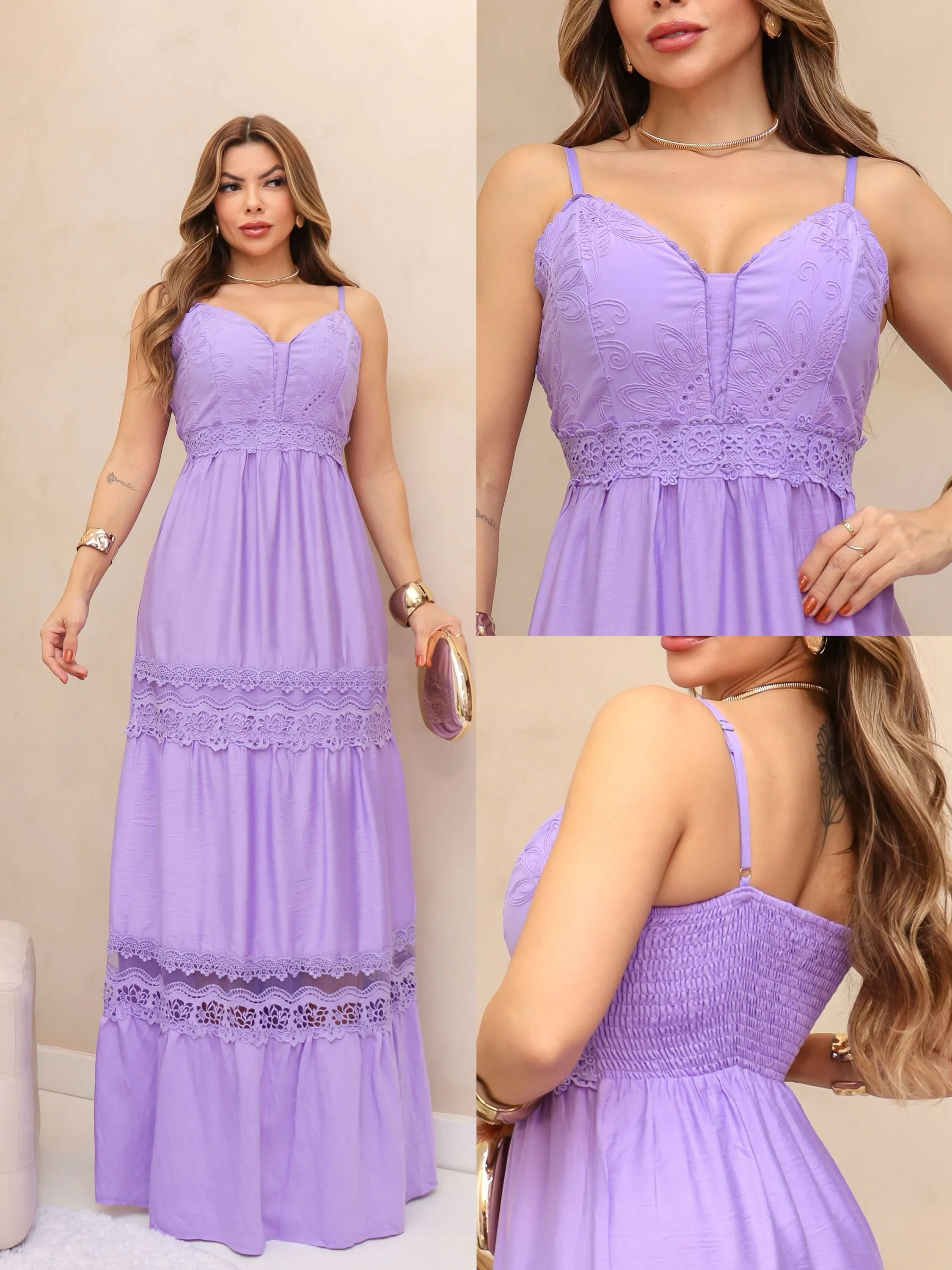 Vestido longo  QT592