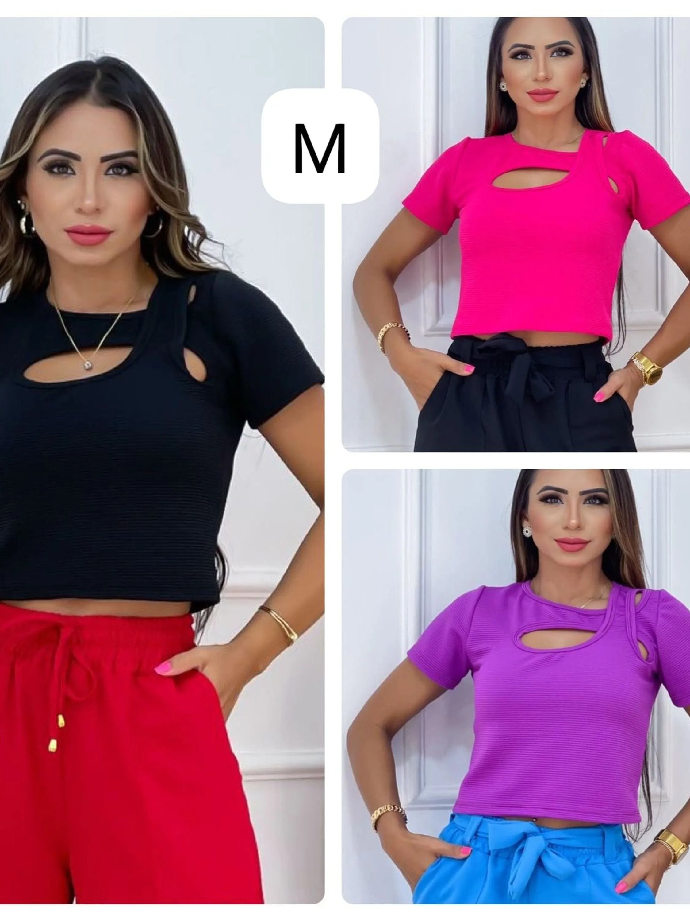 Blusa cropped