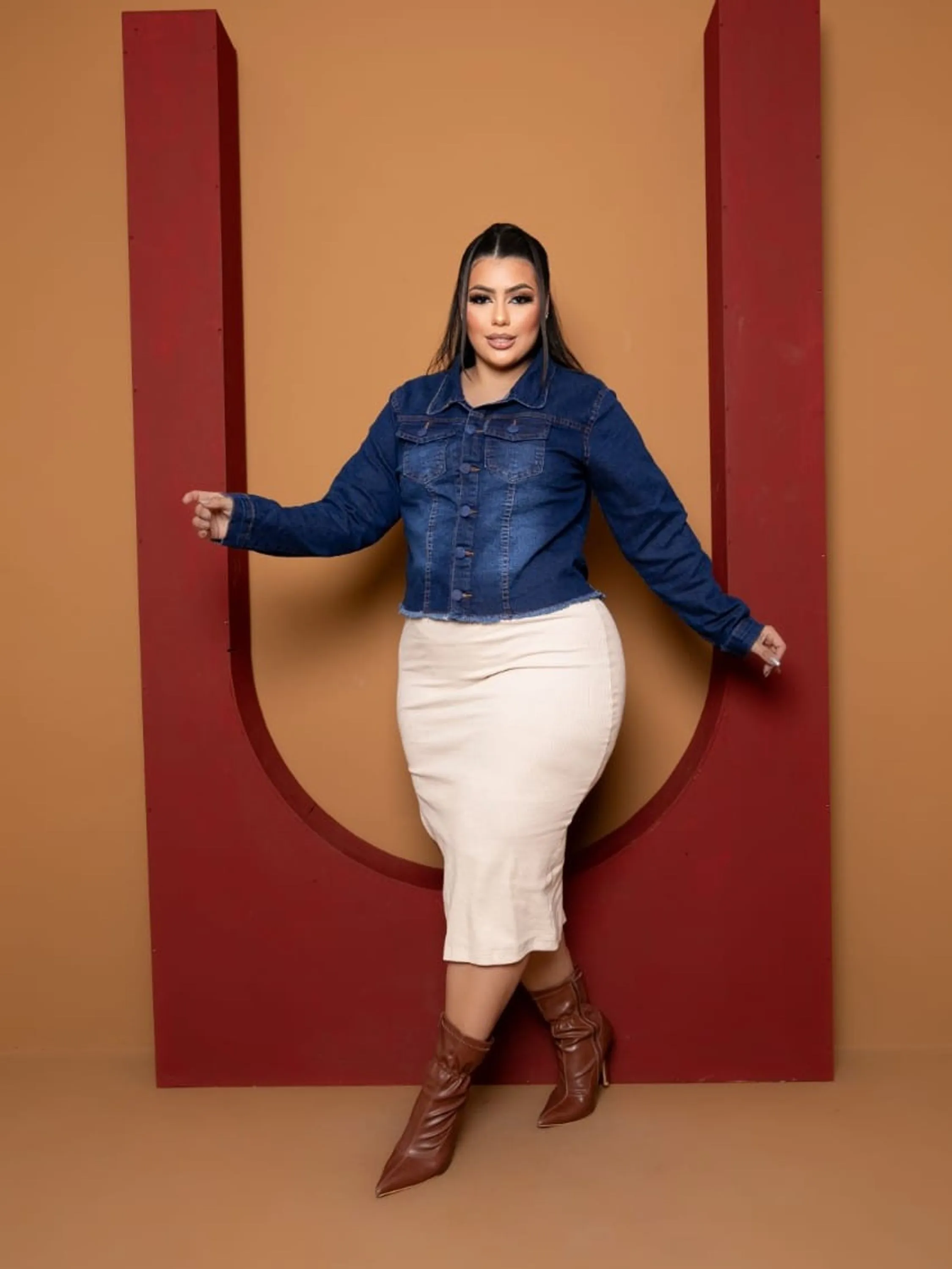 Jaquetas jeans PLUS SIZE