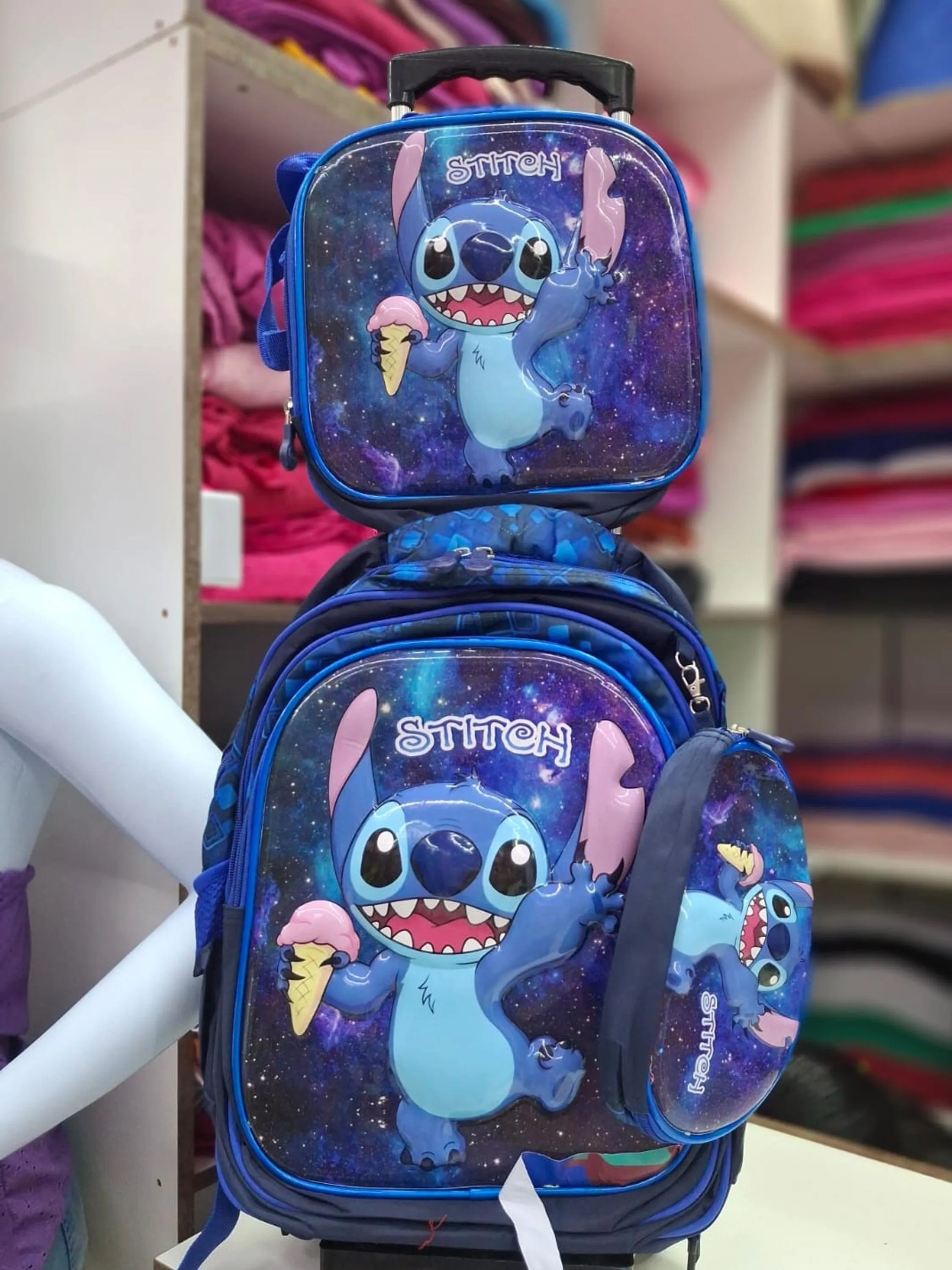 Mochila kit 3 peças