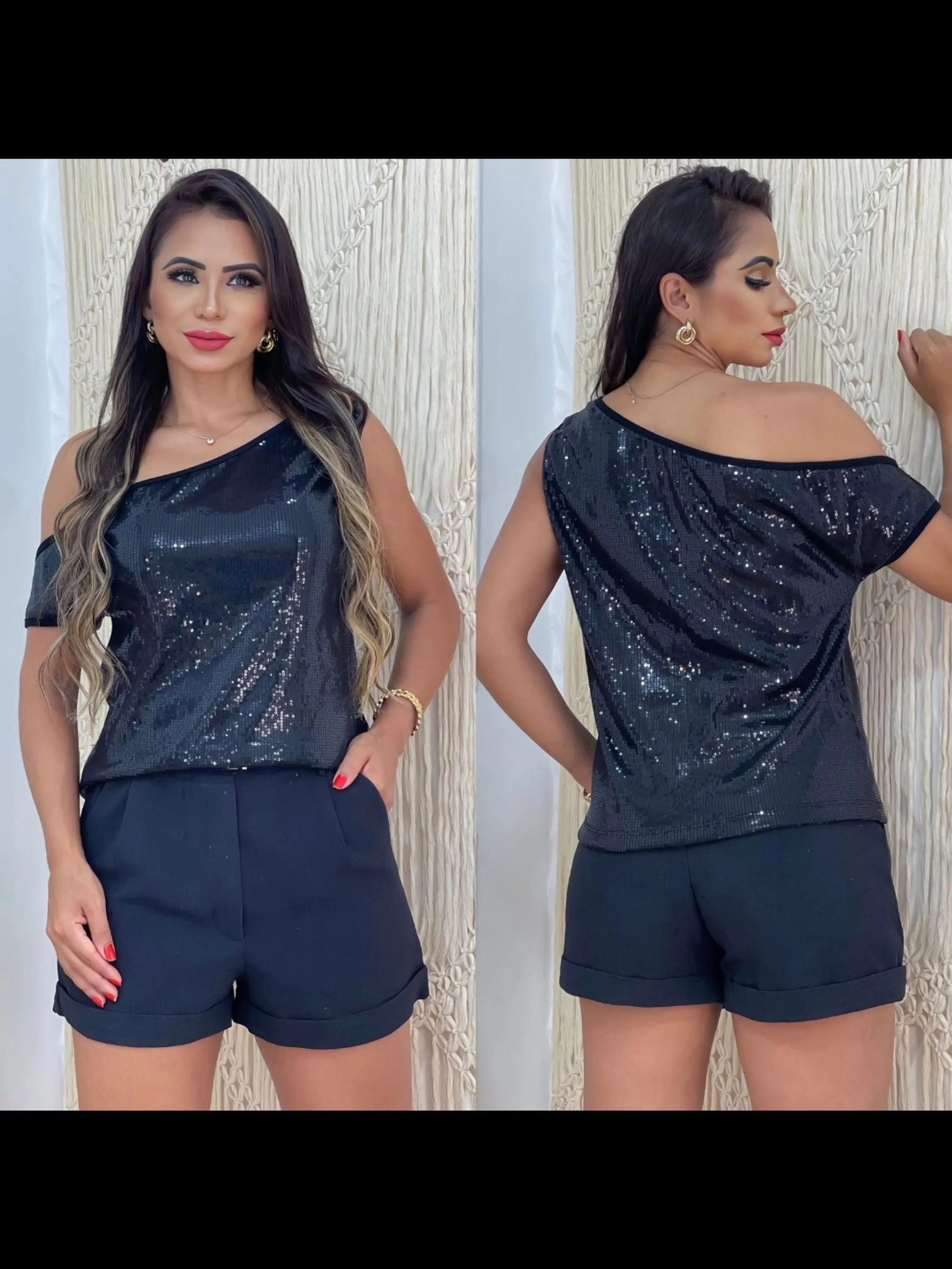 Blusa paete