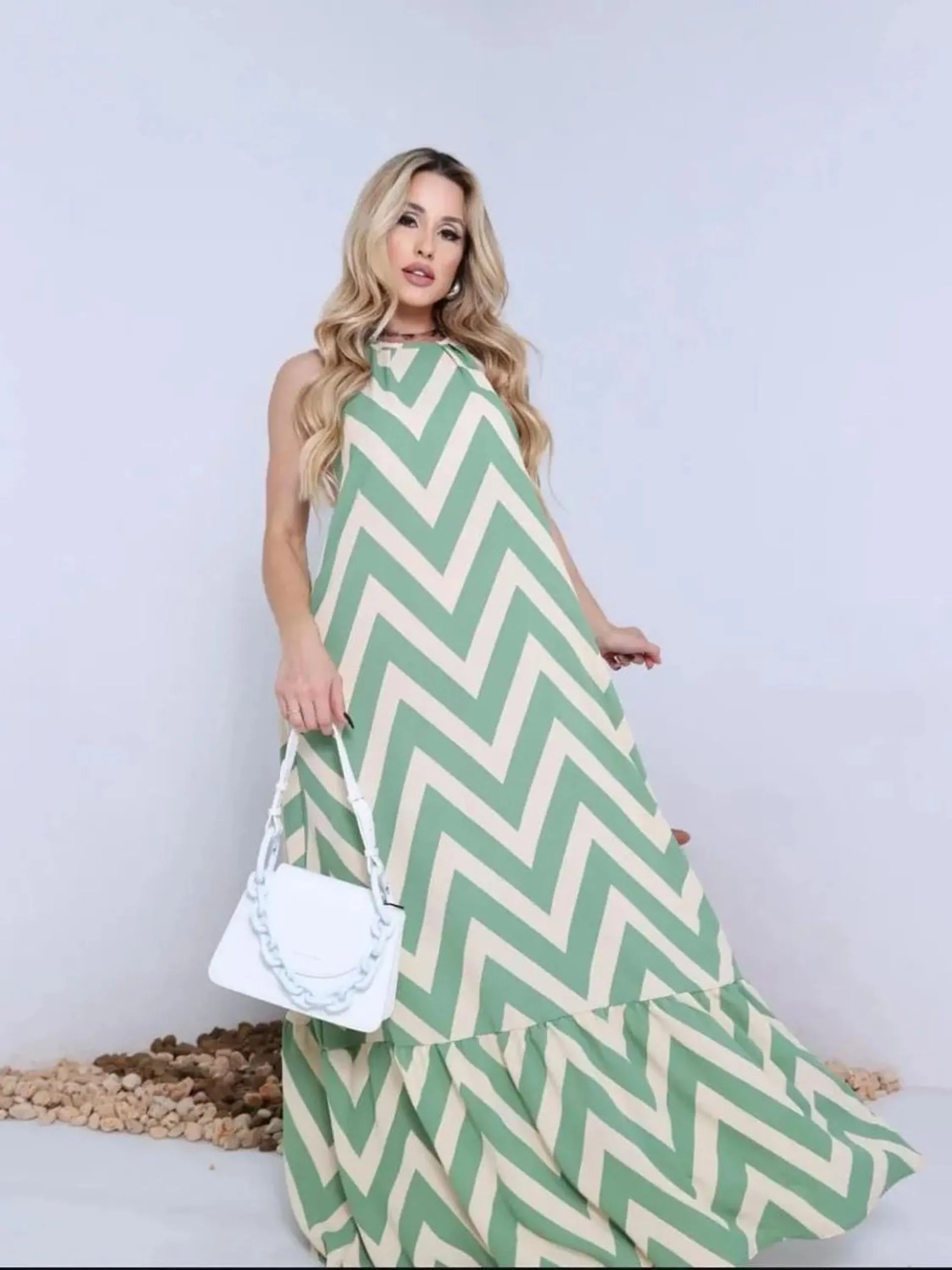 Vestido frete unica zig zag