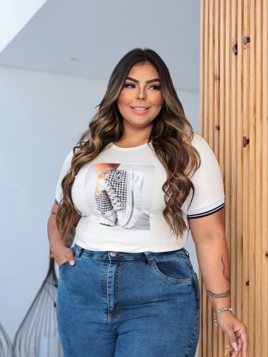 Blusa T-Shirt Feminina Viscolycra Estampadas