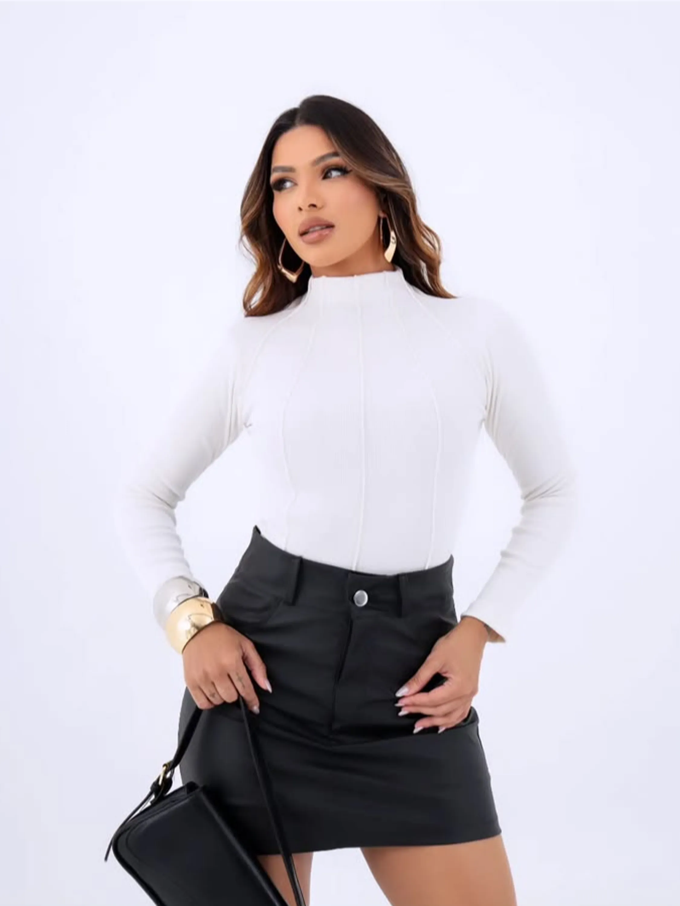 Blusa Feminina Manga Longa Outono/Inverno ⭐
