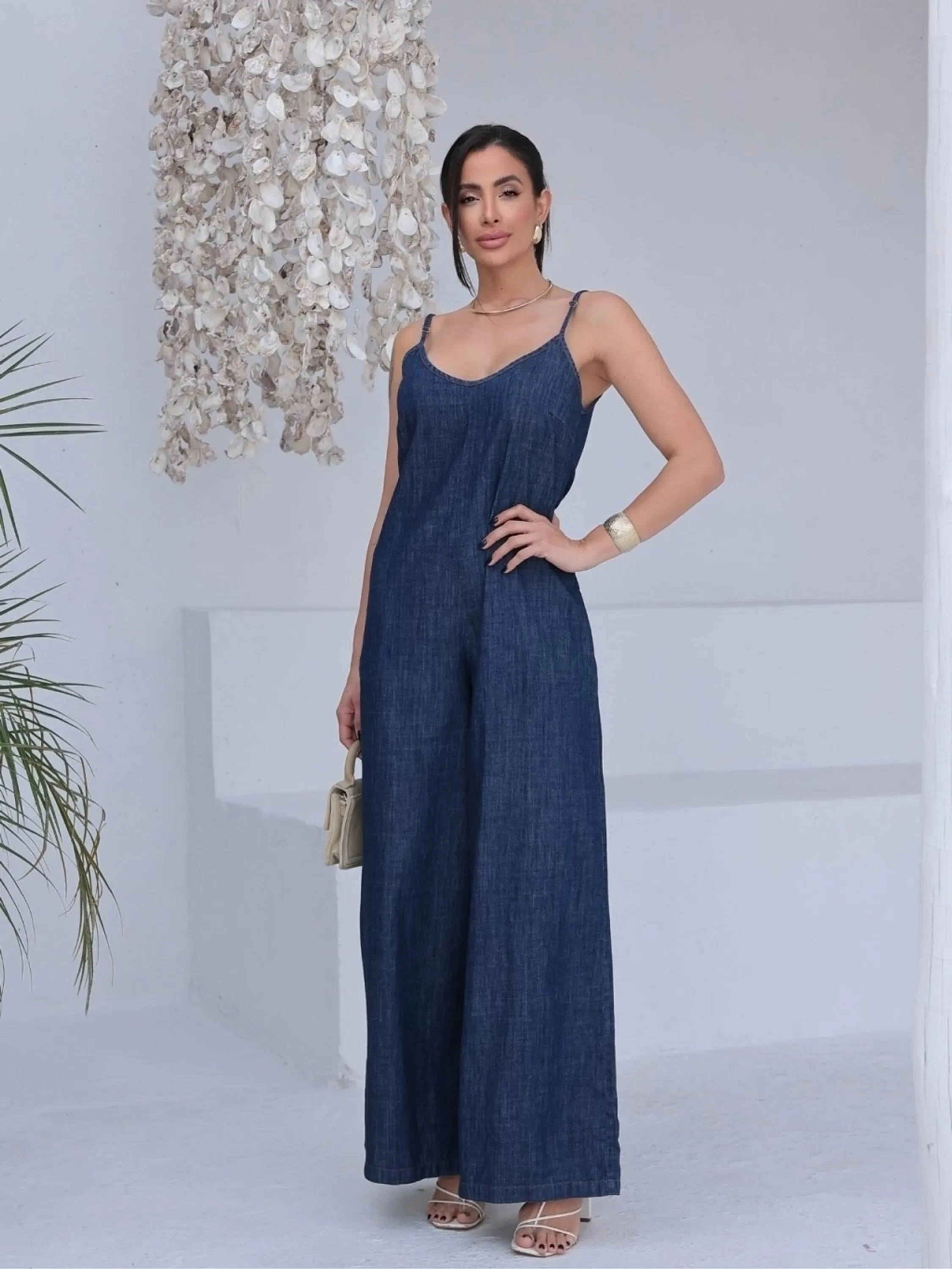 Macacão Feminino Jeans ⭐