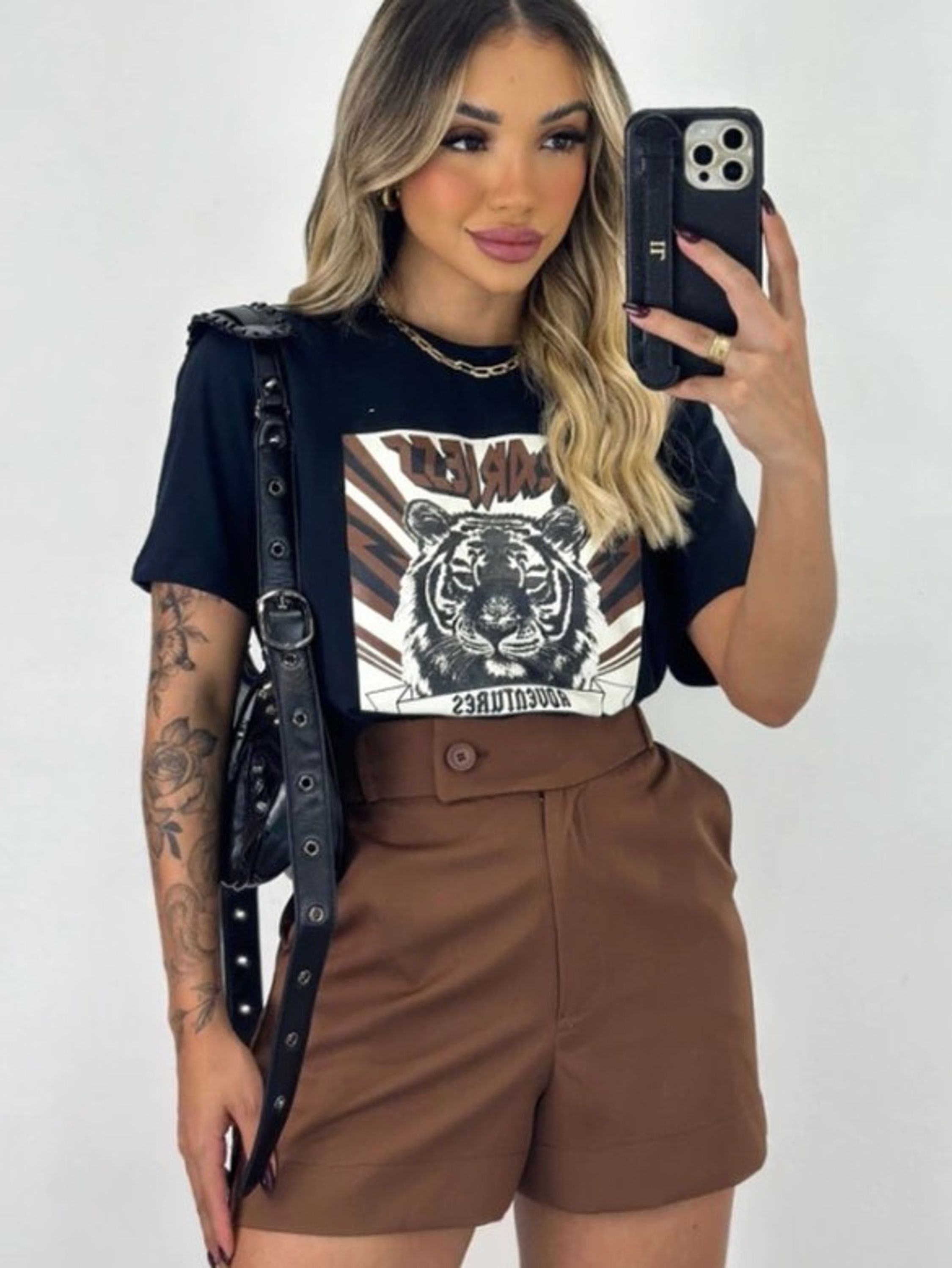 Short Feminino Elegante Alfaiataria ⭐⭐