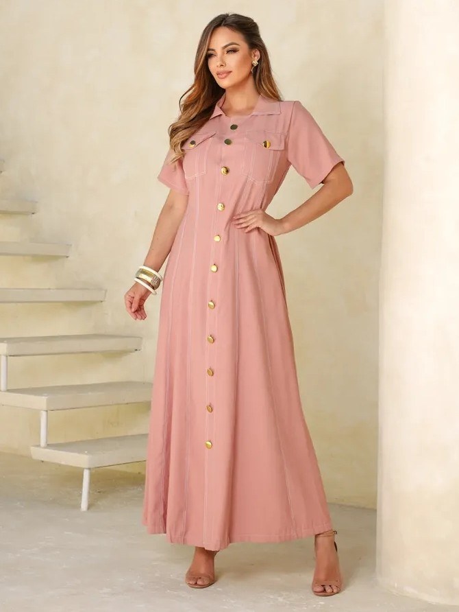 Vestido Moda Evangélica Elegante ⭐⭐