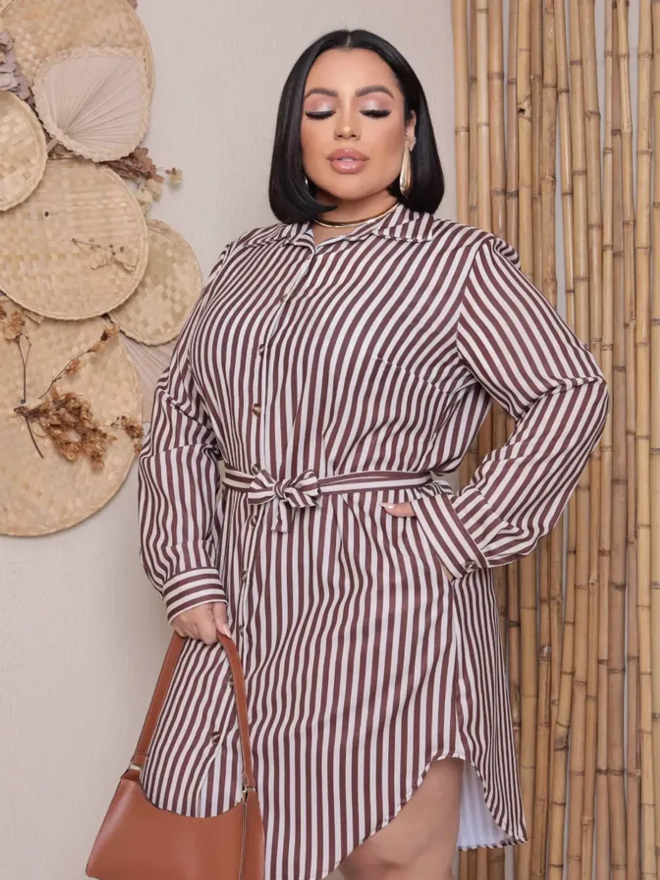 Vestido Chemise Plus Size ⭐