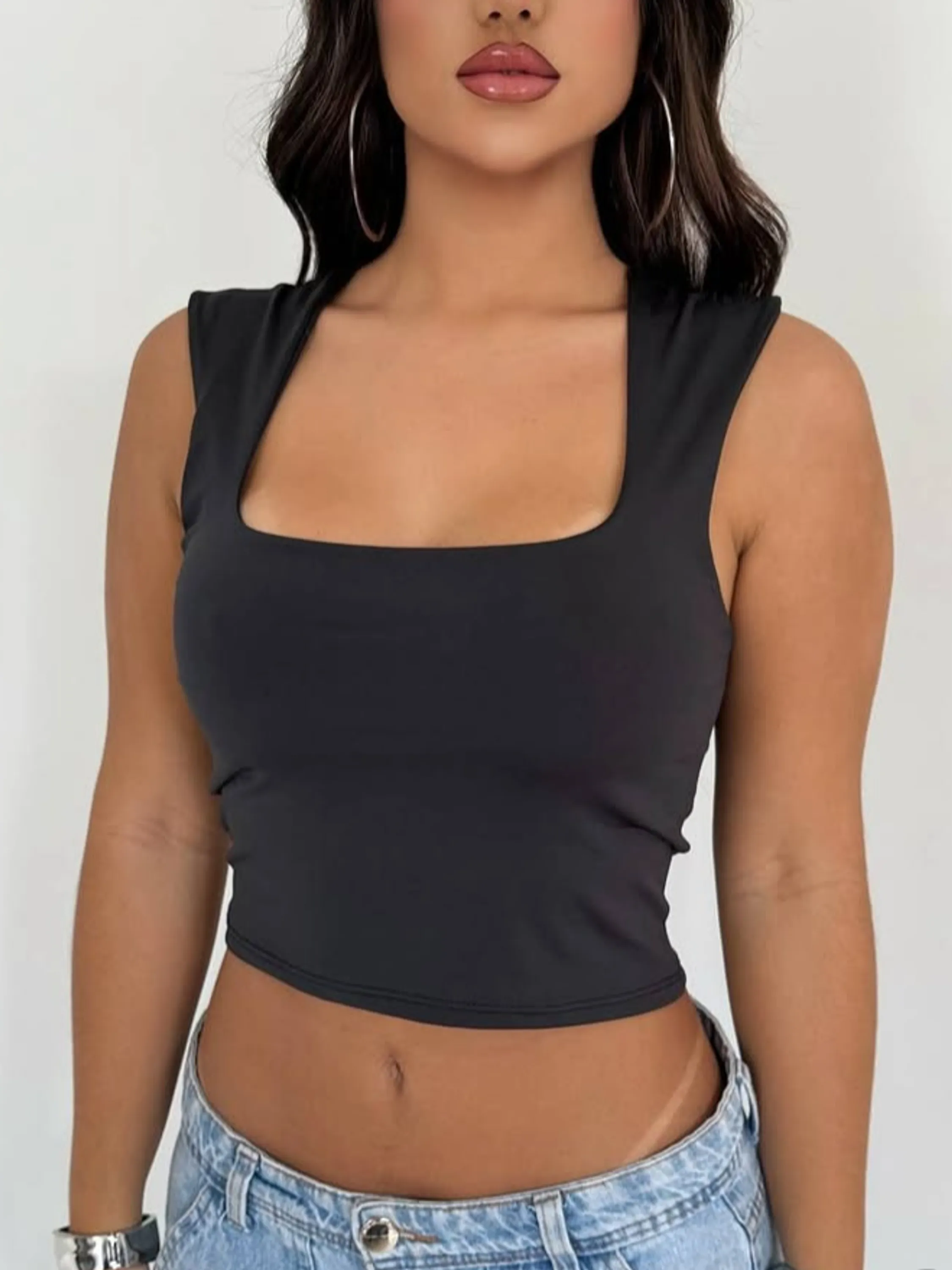 Cropped Feminino Alça Larga ⭐