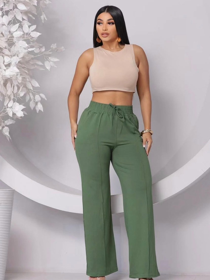 Calça Feminina Pantalona em Viscolycra