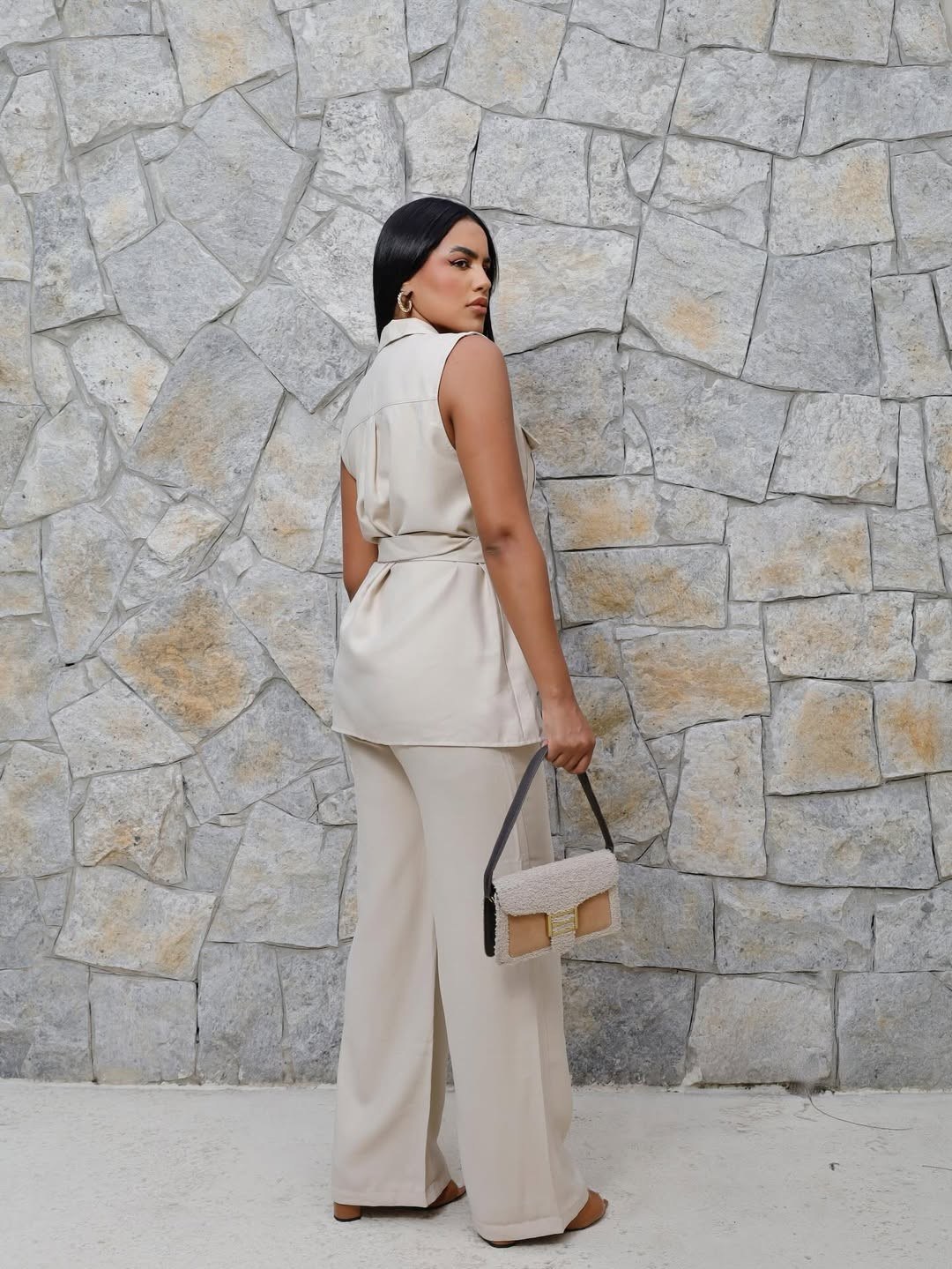 Conjunto Feminino Colete e Calça Social ⭐