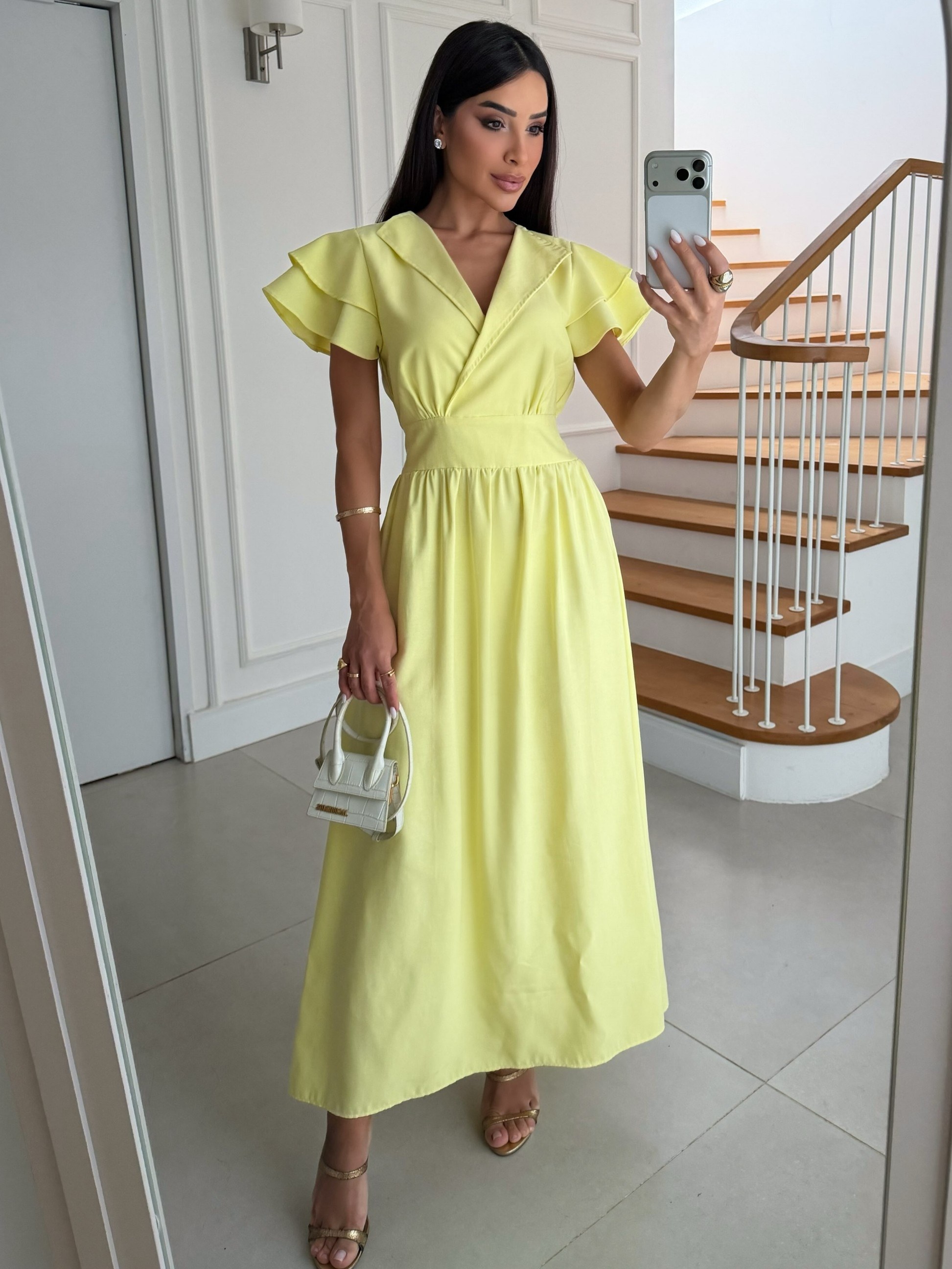 Vestido Midi Feminino Moda Evangélica ⭐
