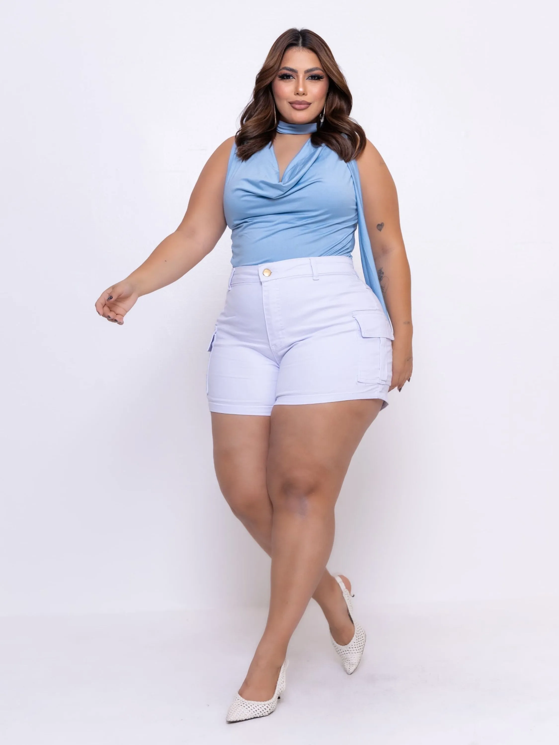 Short Feminino Plus Size ⭐⭐