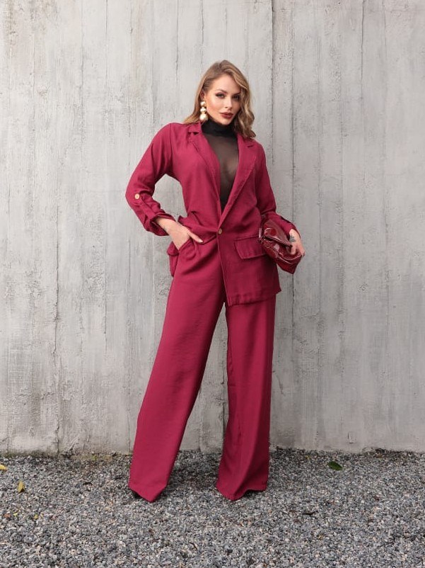 Conjunto Feminino Blazer e Calça Sensorial ⭐