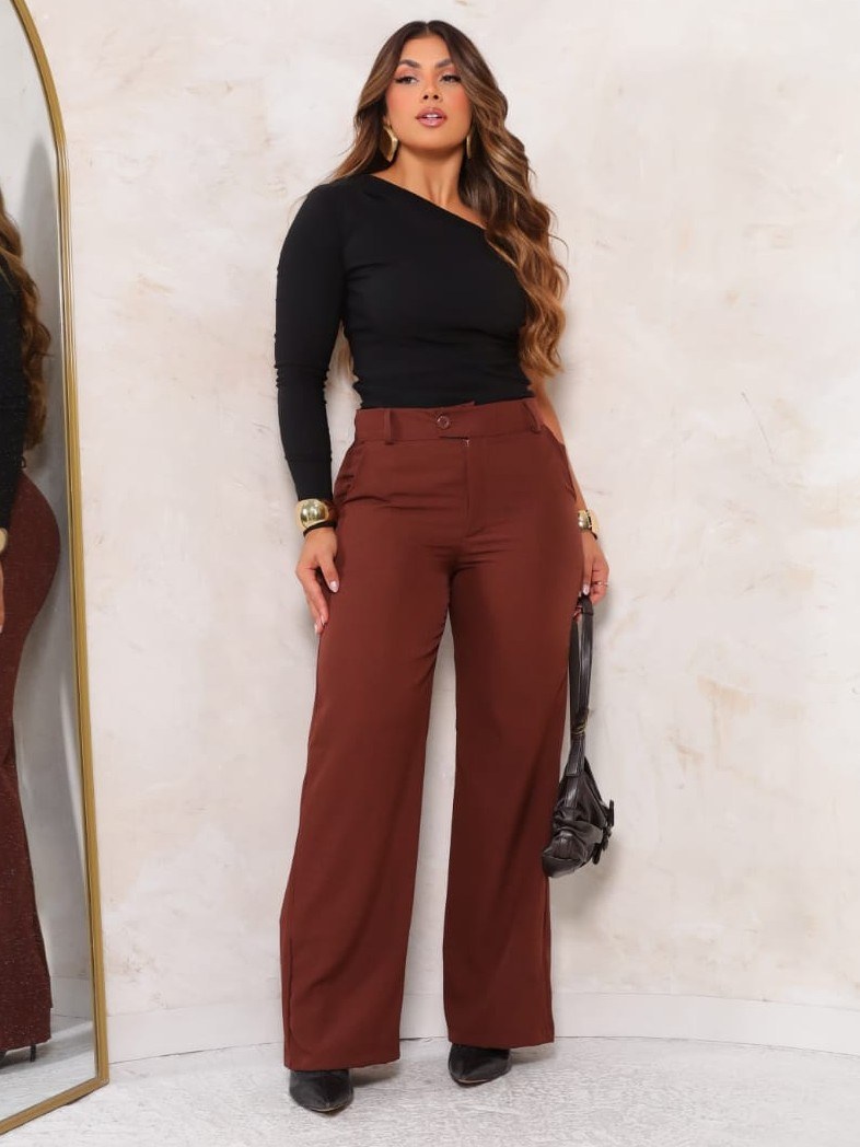 Calça Feminina Social Reta ⭐