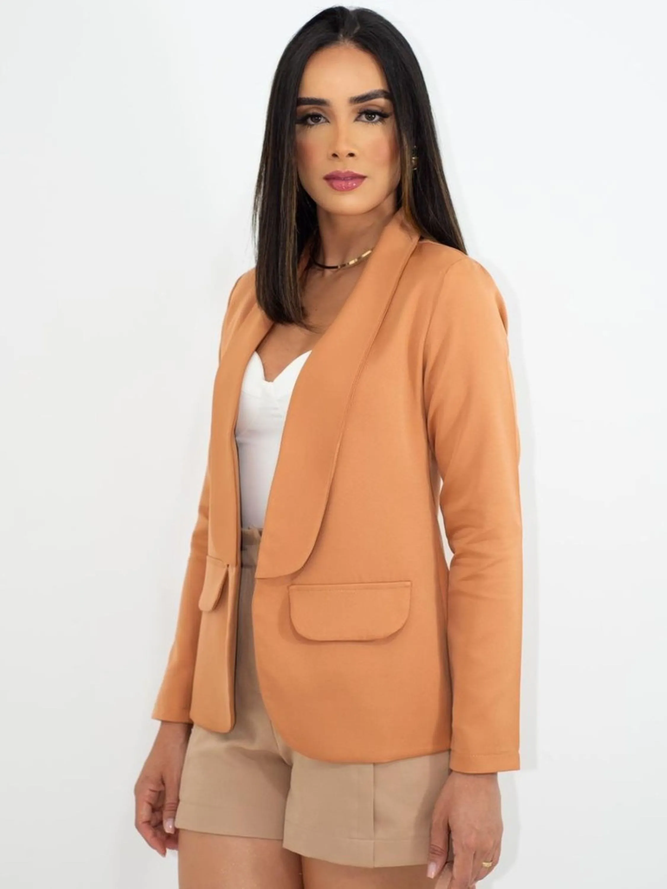 Blazer Max Feminino em Alfaiataria