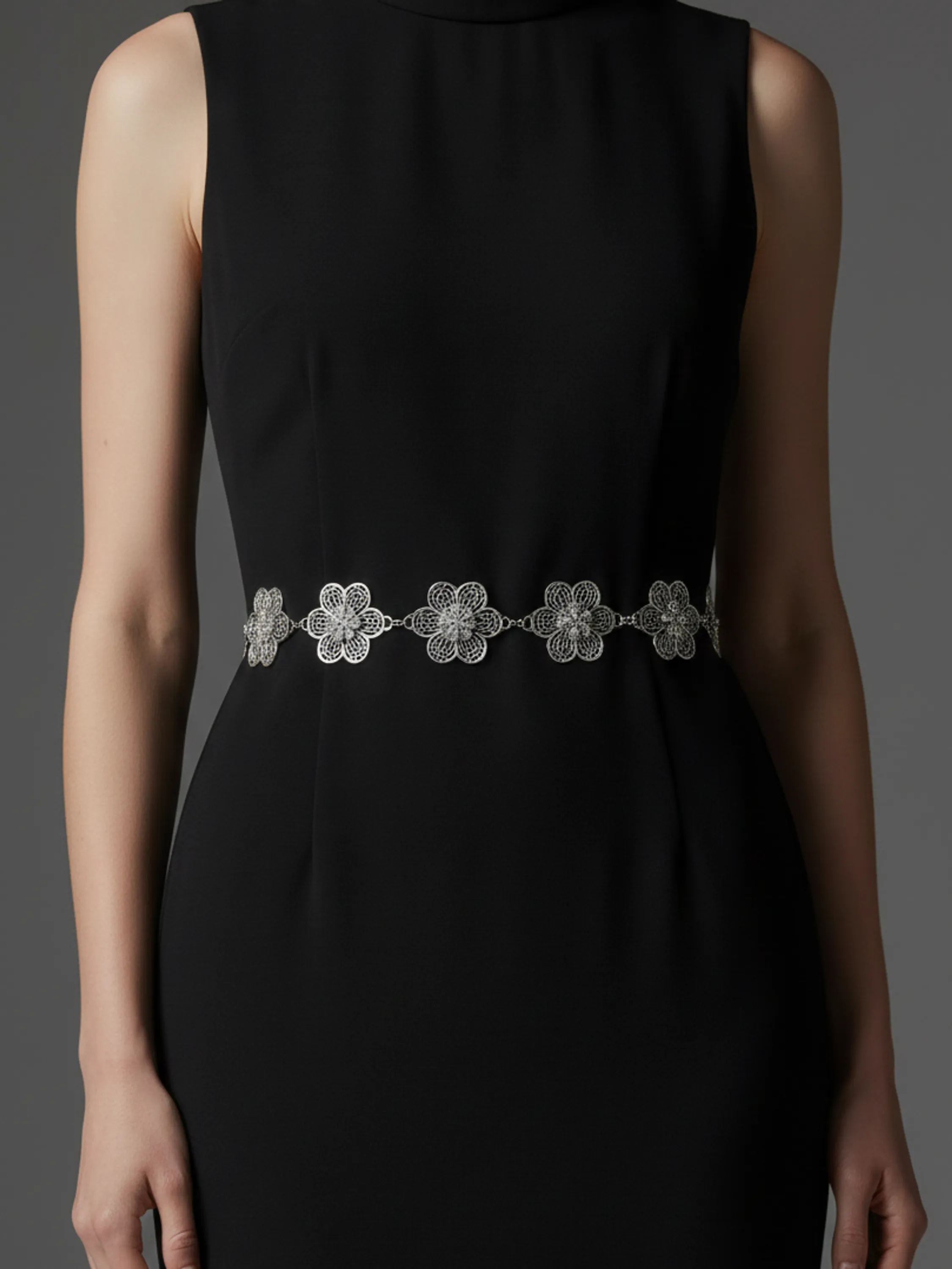 Cinto Feminino Elegante Flor ⭐