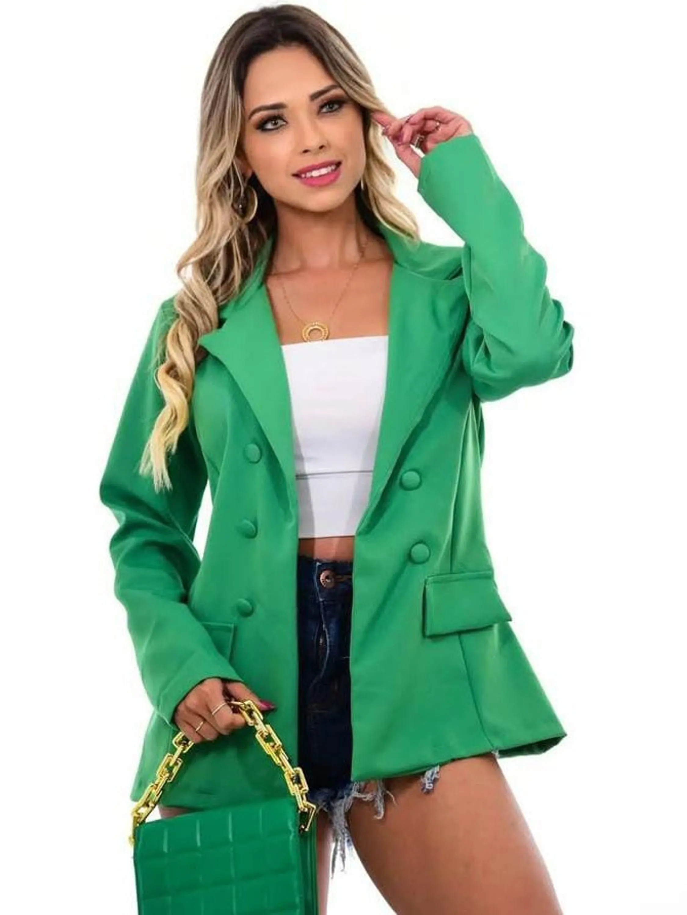 Blazer Feminino PROMOÇÃO em Alfaiataria ⭐