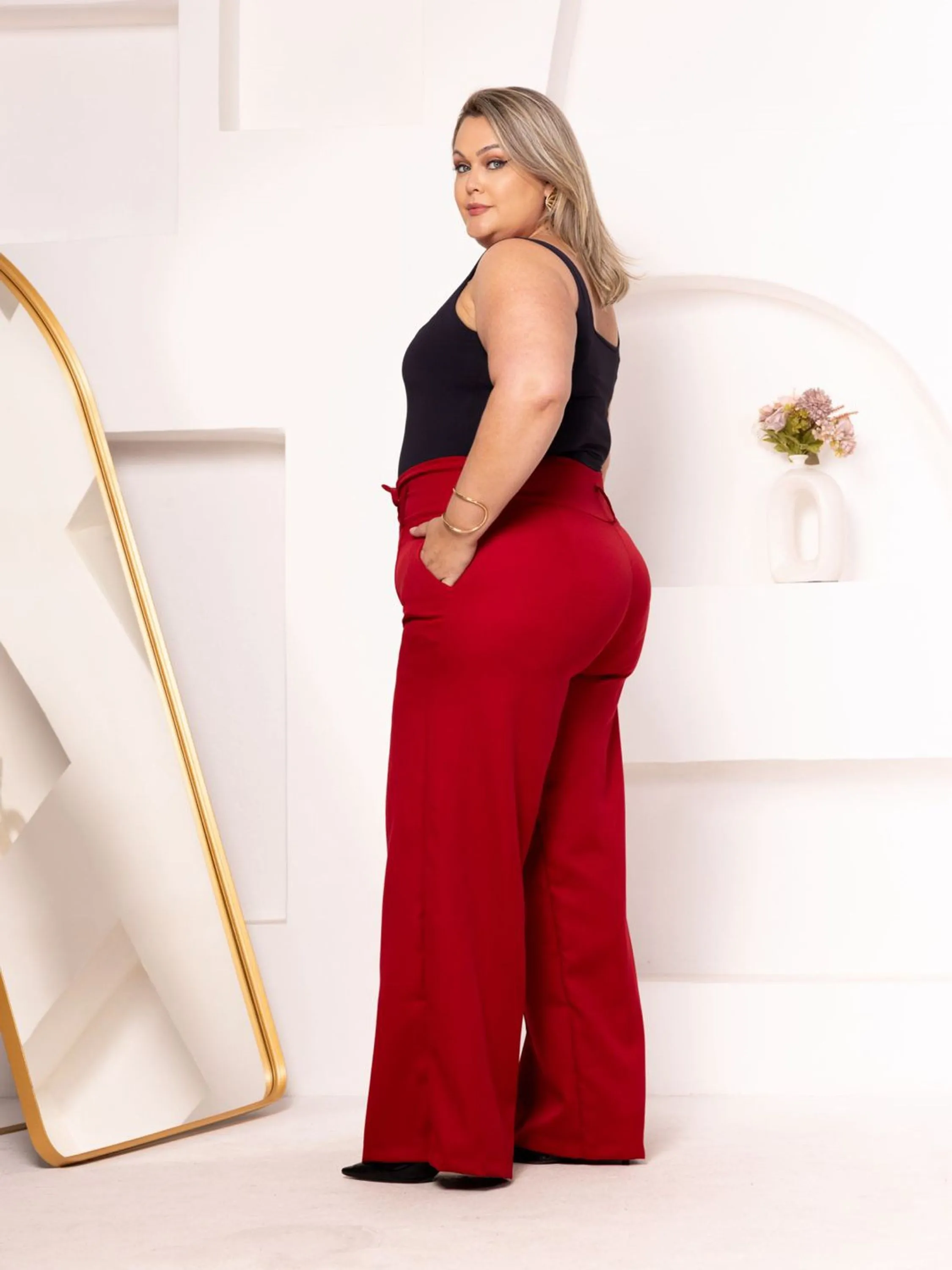 Calça Pantalona Plus Size ⭐⭐