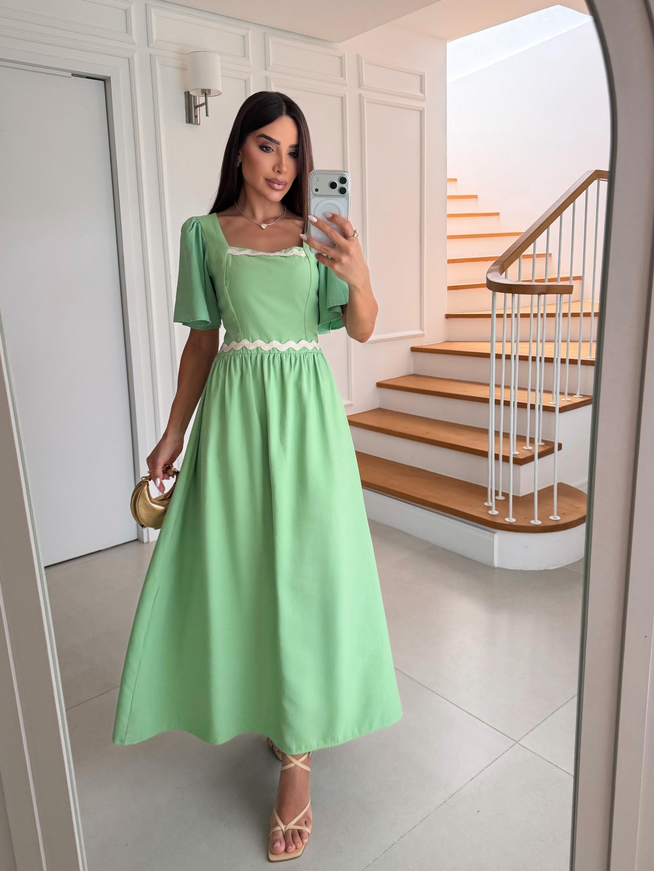 Vestido Longo Feminino Evangélica ⭐