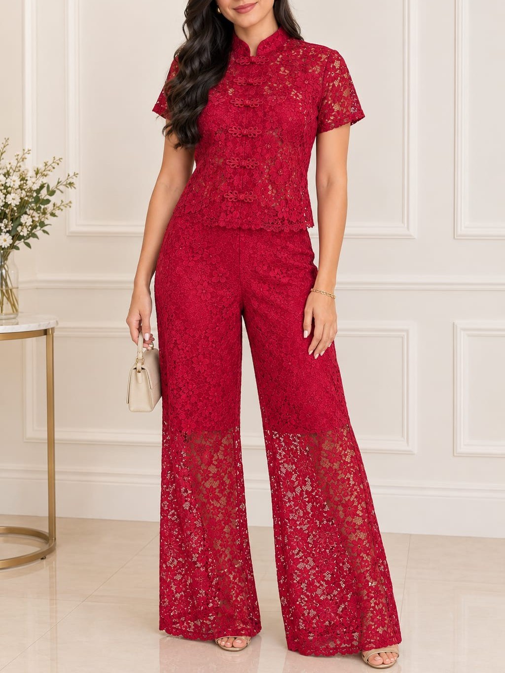 Conjunto Feminino Renda Elegante ⭐
