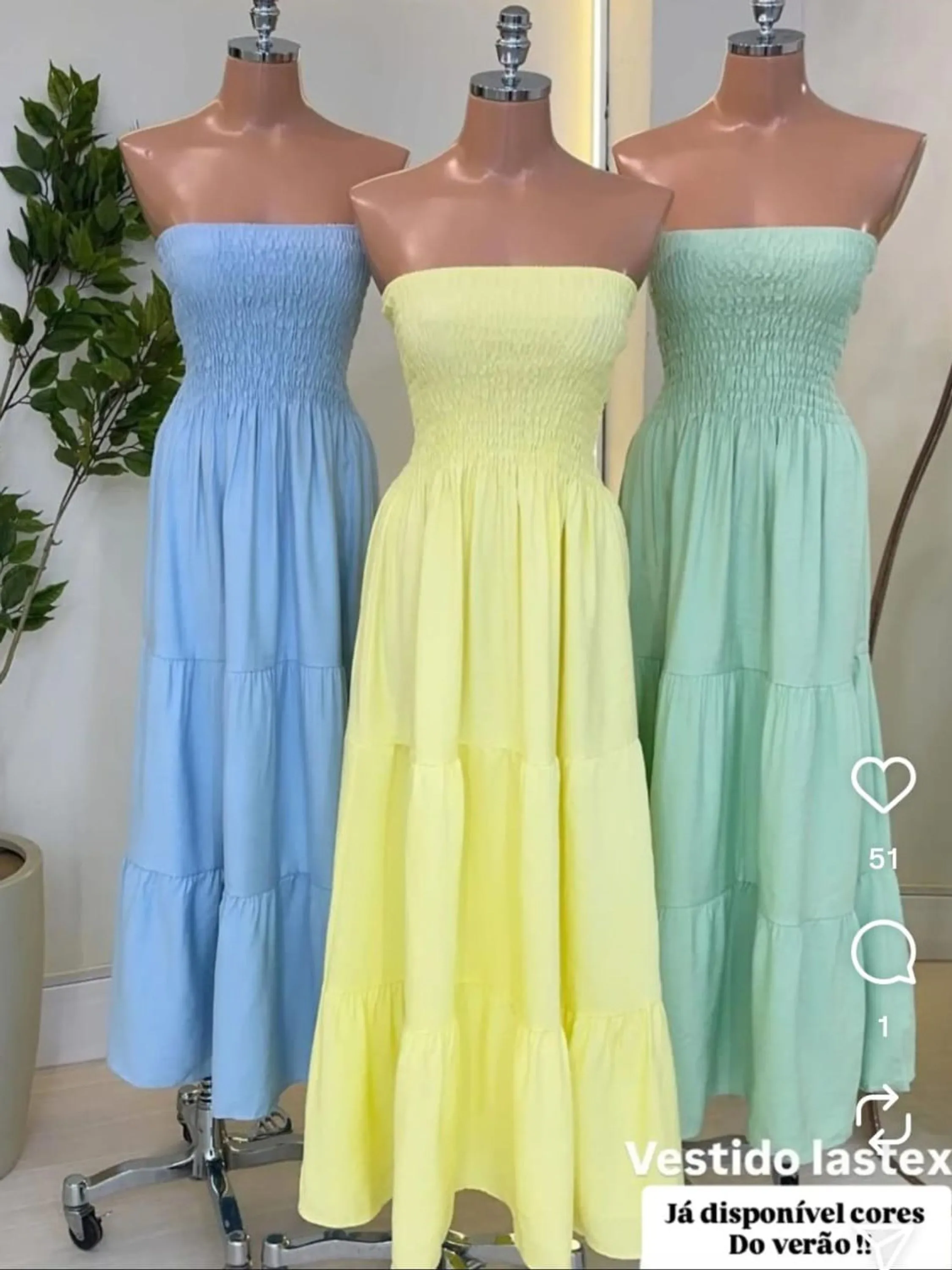 Vestido Tomara que caía Viscolinho