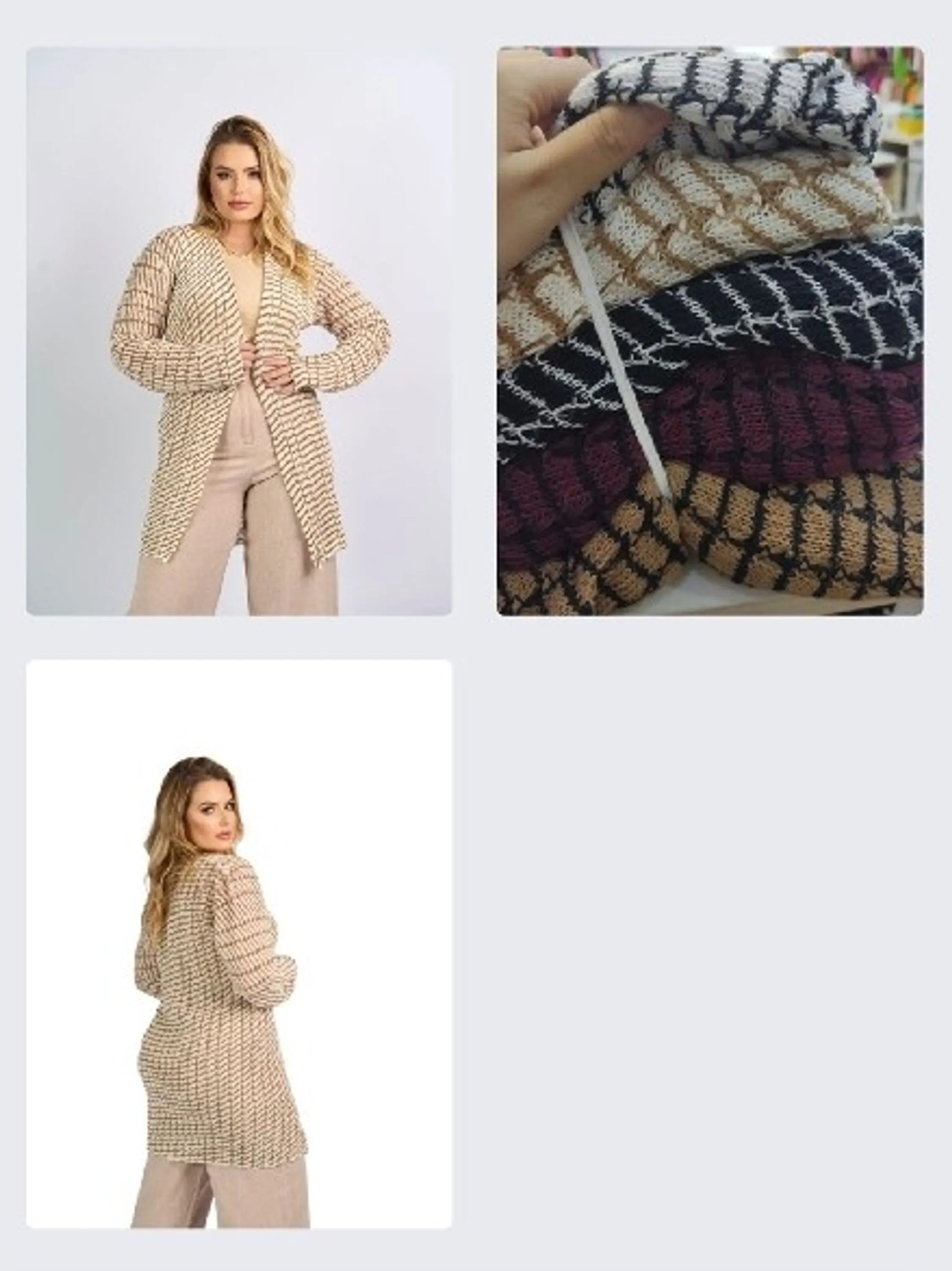 Cardigan xadrez