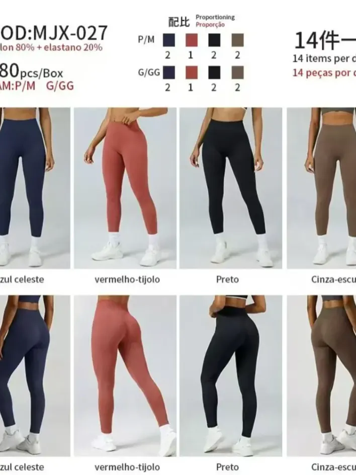 Legging Academia Poliamida Feminina MJX-027