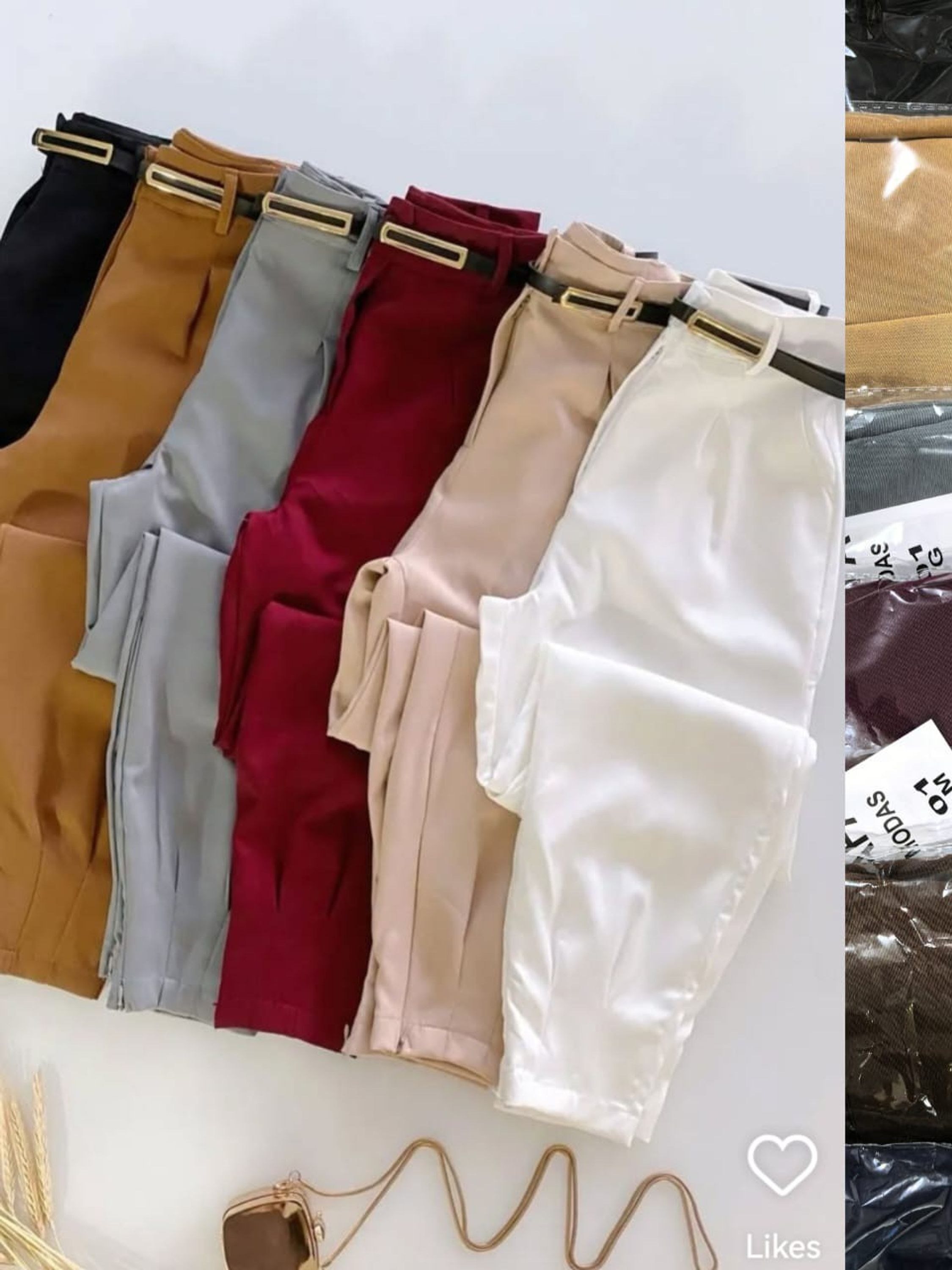 Calça cenoura 3 zíper alfaiataria