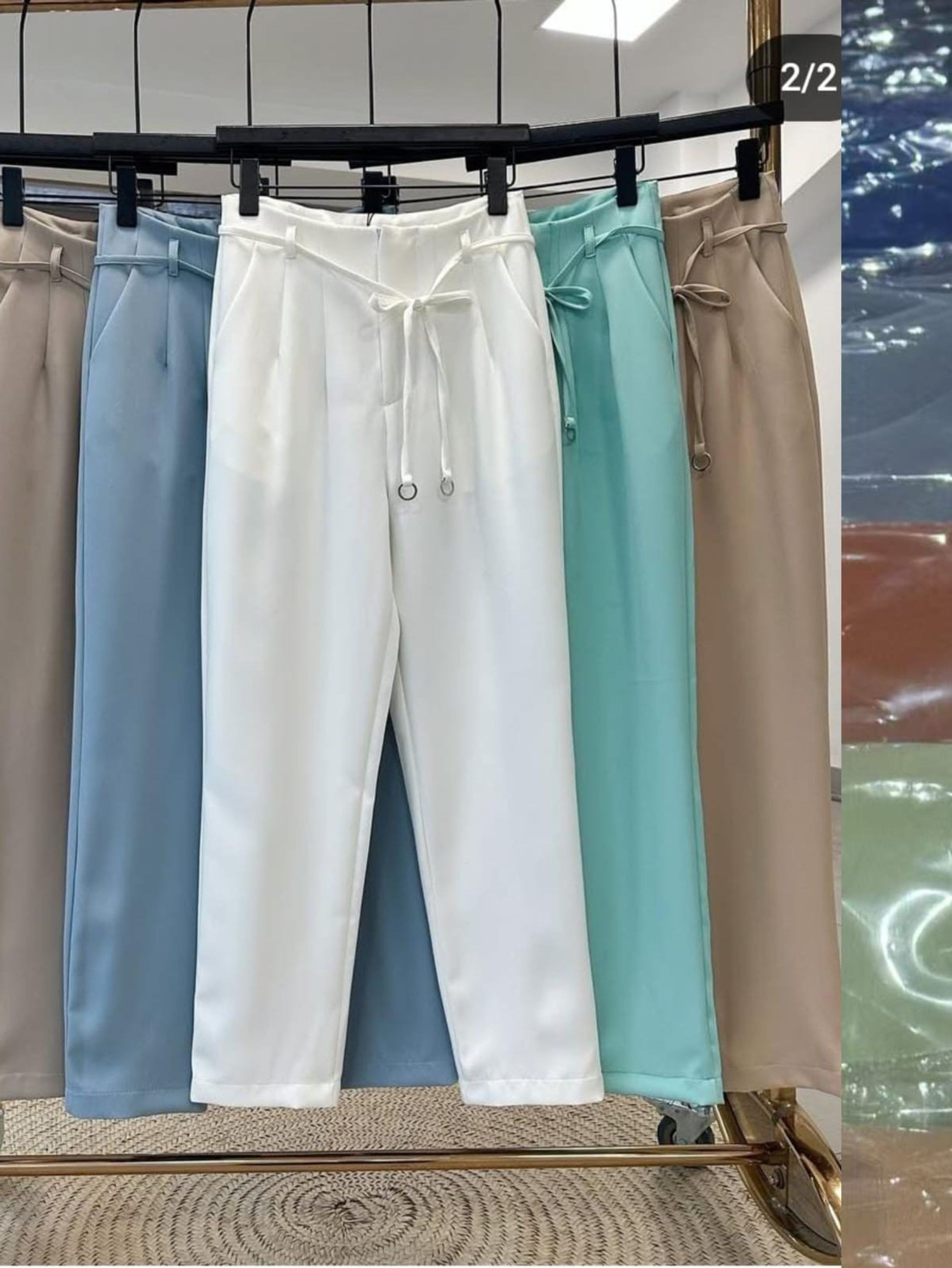 Calça Zara com cinto