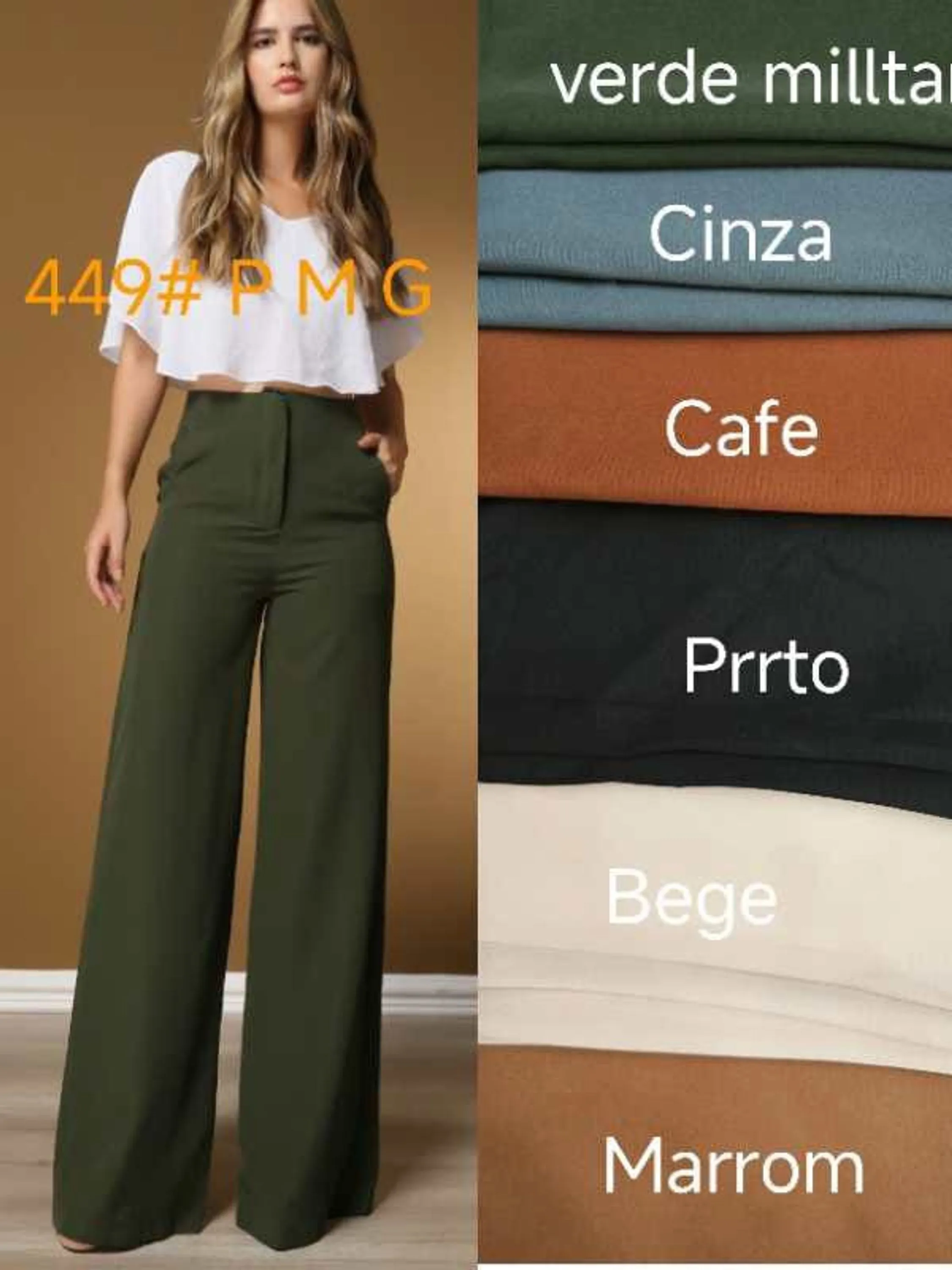 Calça Zara Pantalona Alfaiataria